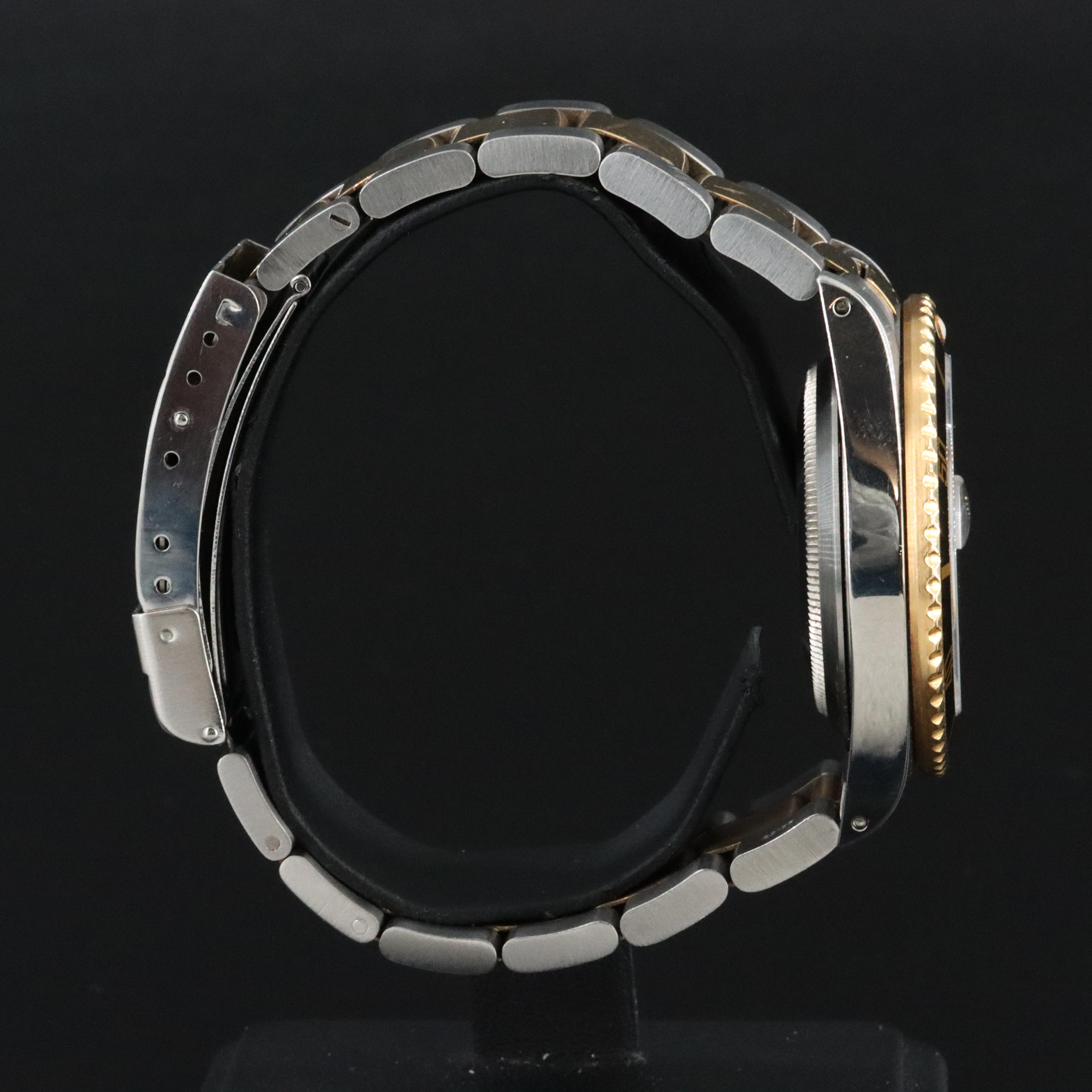 Rolex Submariner Date 16803 18K & Steel Automatic Watch c.1987