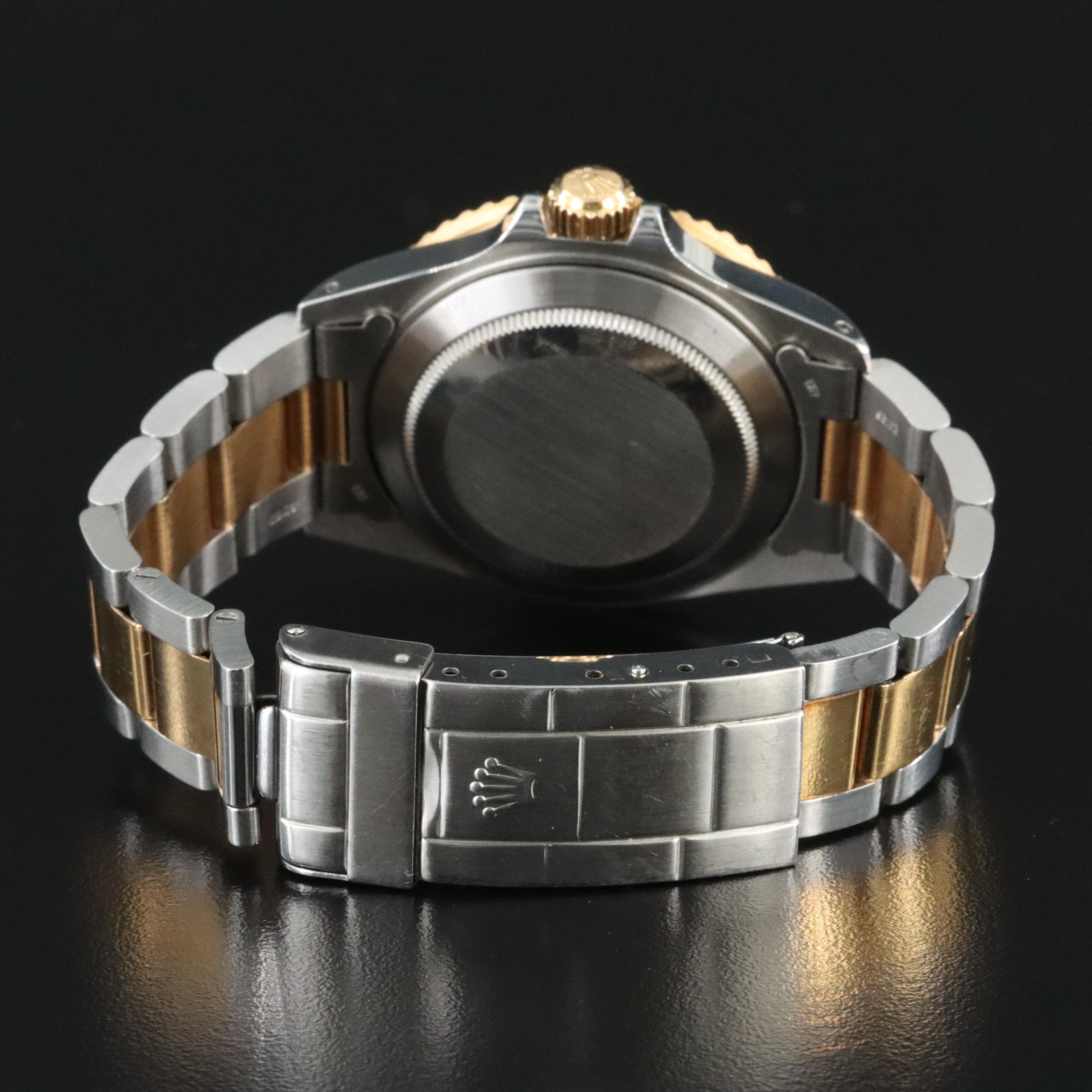 Rolex Submariner Date 16803 18K & Steel Automatic Watch c.1987