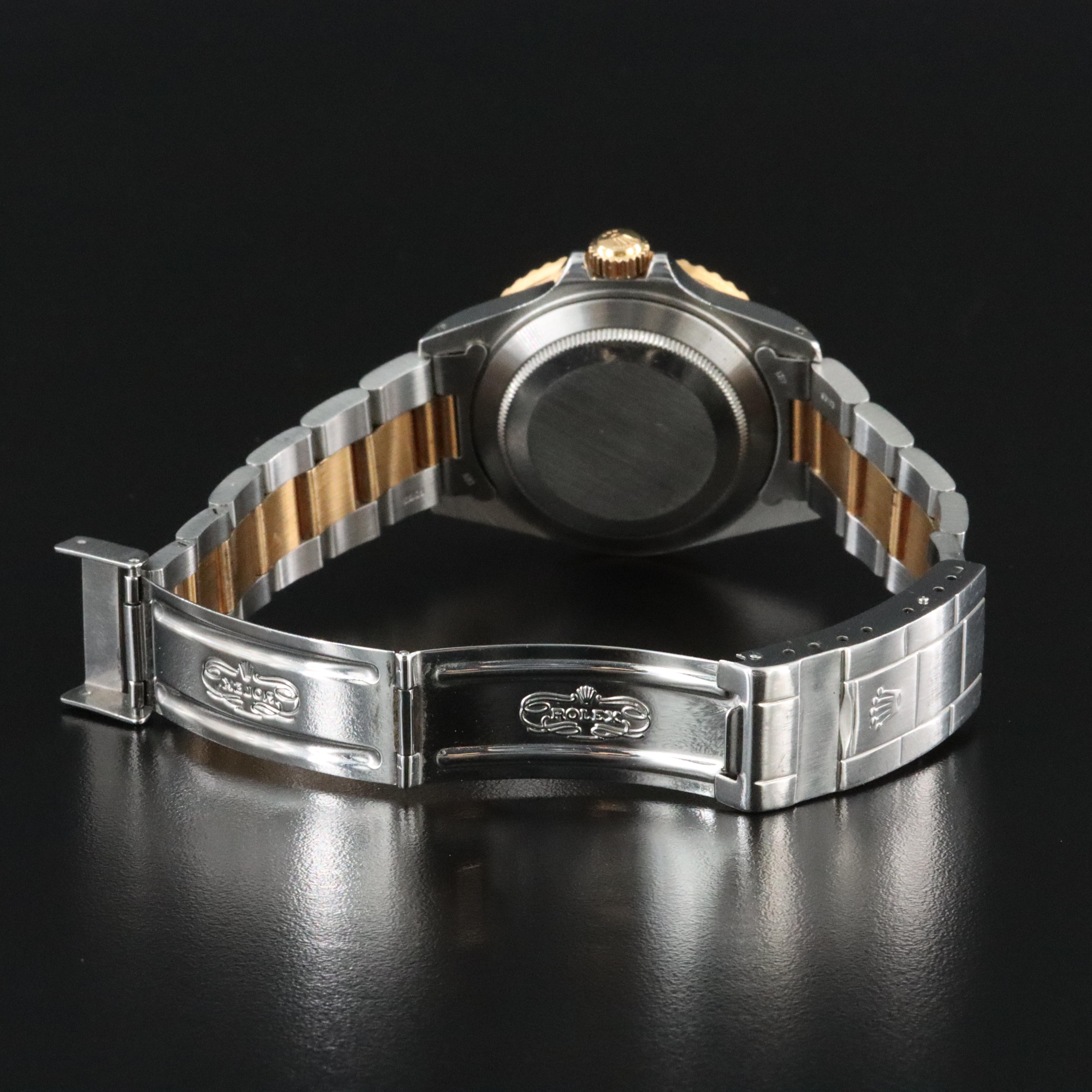 Rolex Submariner Date 16803 18K & Steel Automatic Watch c.1987