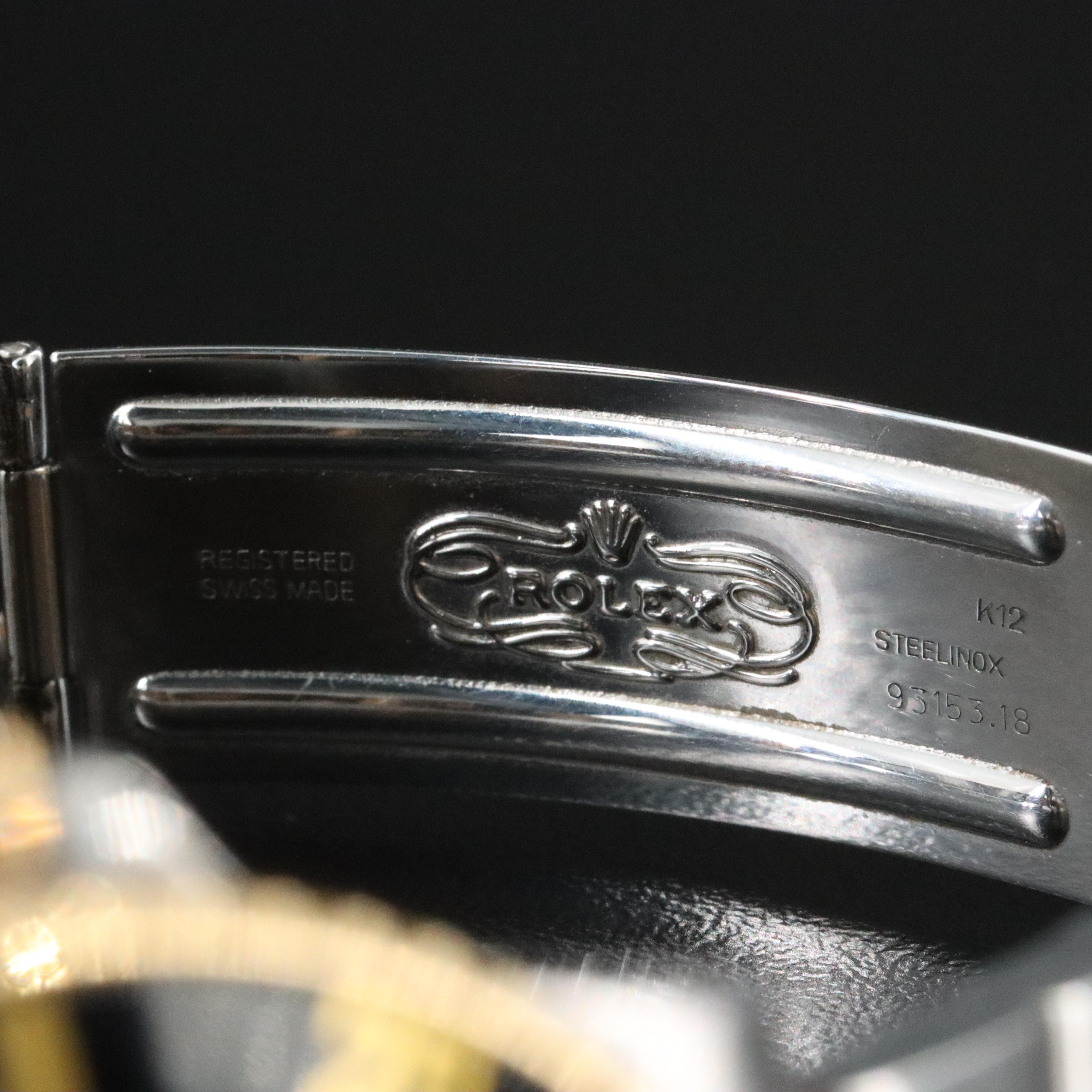 Rolex Submariner Date 16803 18K & Steel Automatic Watch c.1987