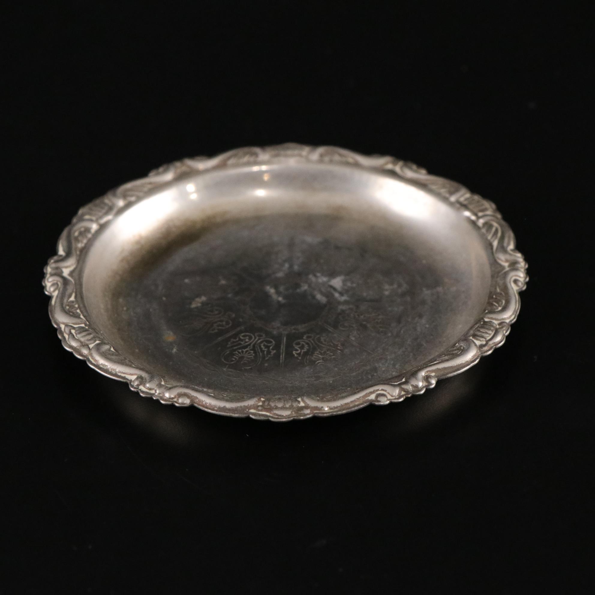 Silver Plate Teapots with Creamer & Sugar Set