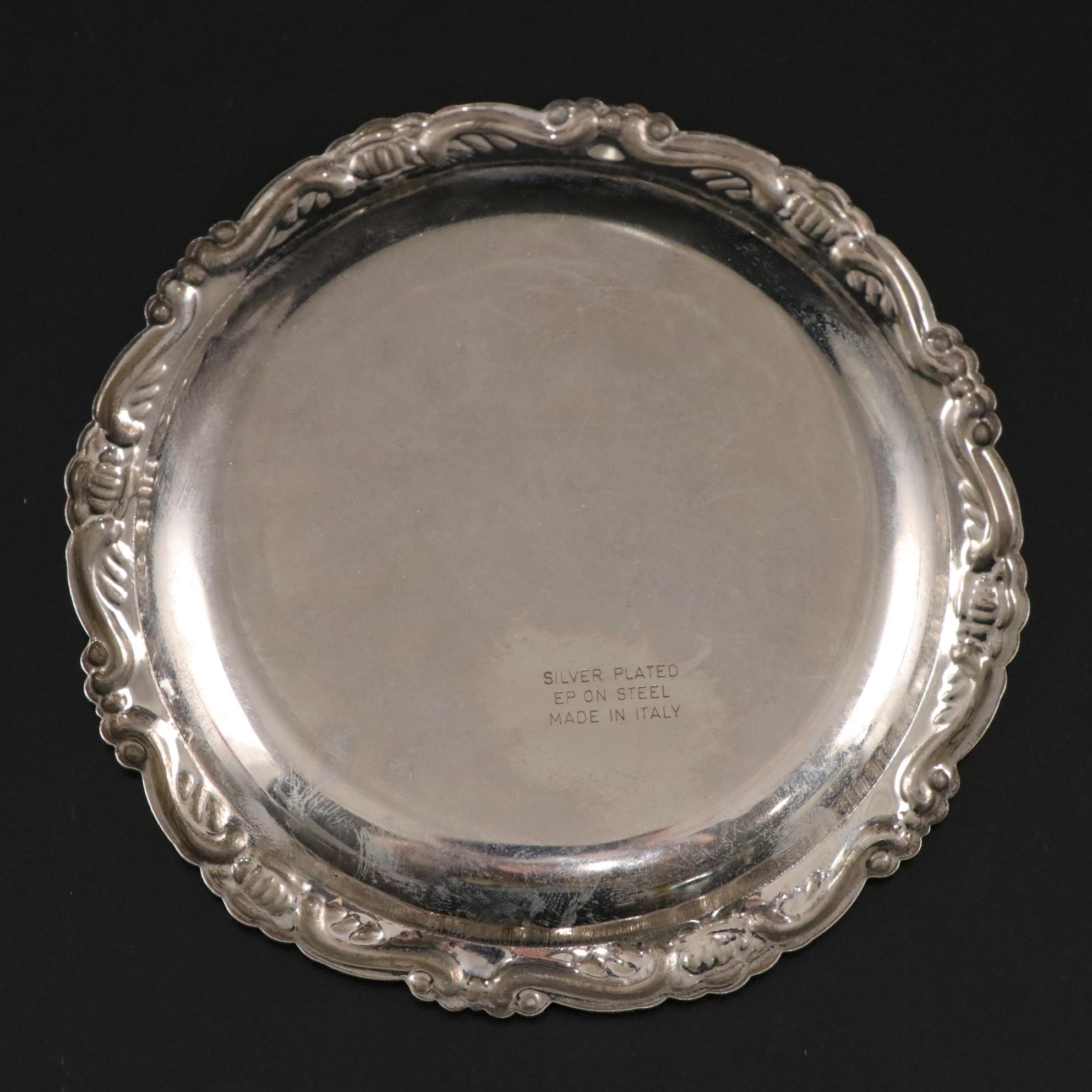 Silver Plate Teapots with Creamer & Sugar Set