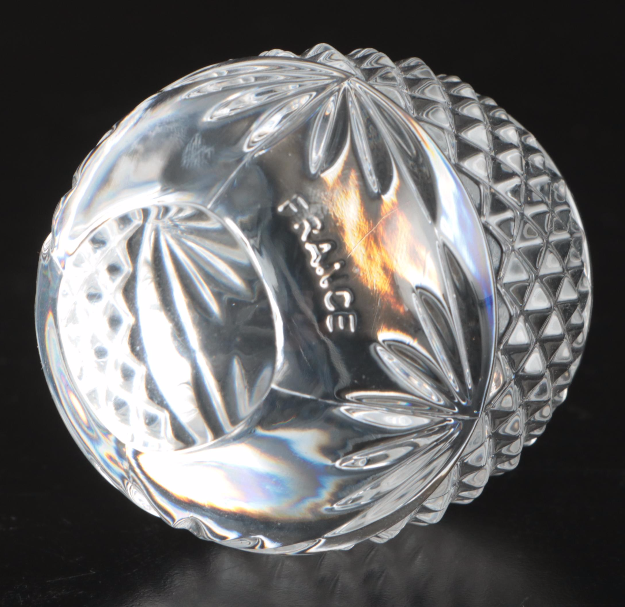 Franklin Mint with Other Egg-Shaped Décor and Hand-Painted Lamp