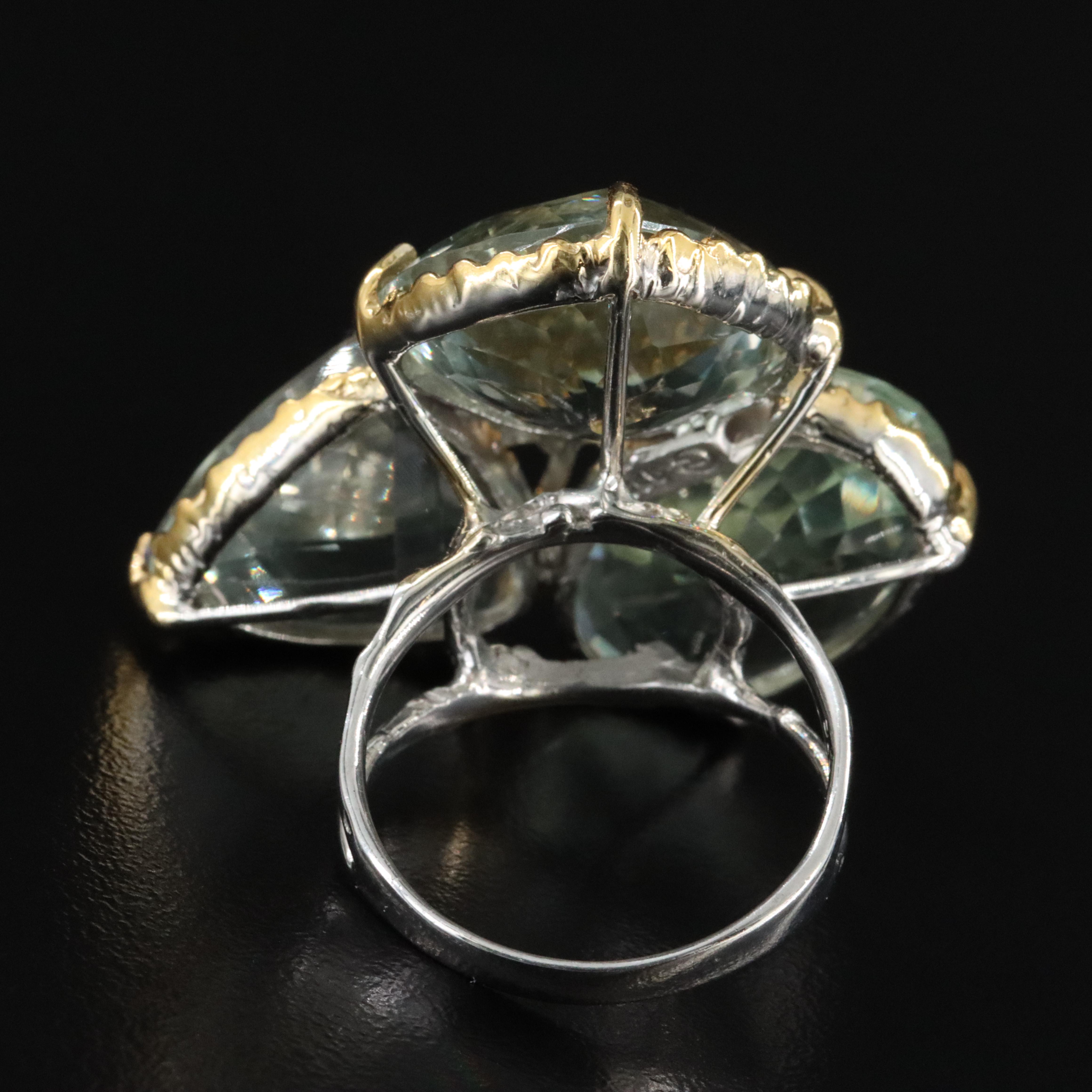 Sterling Prasiolite Ring