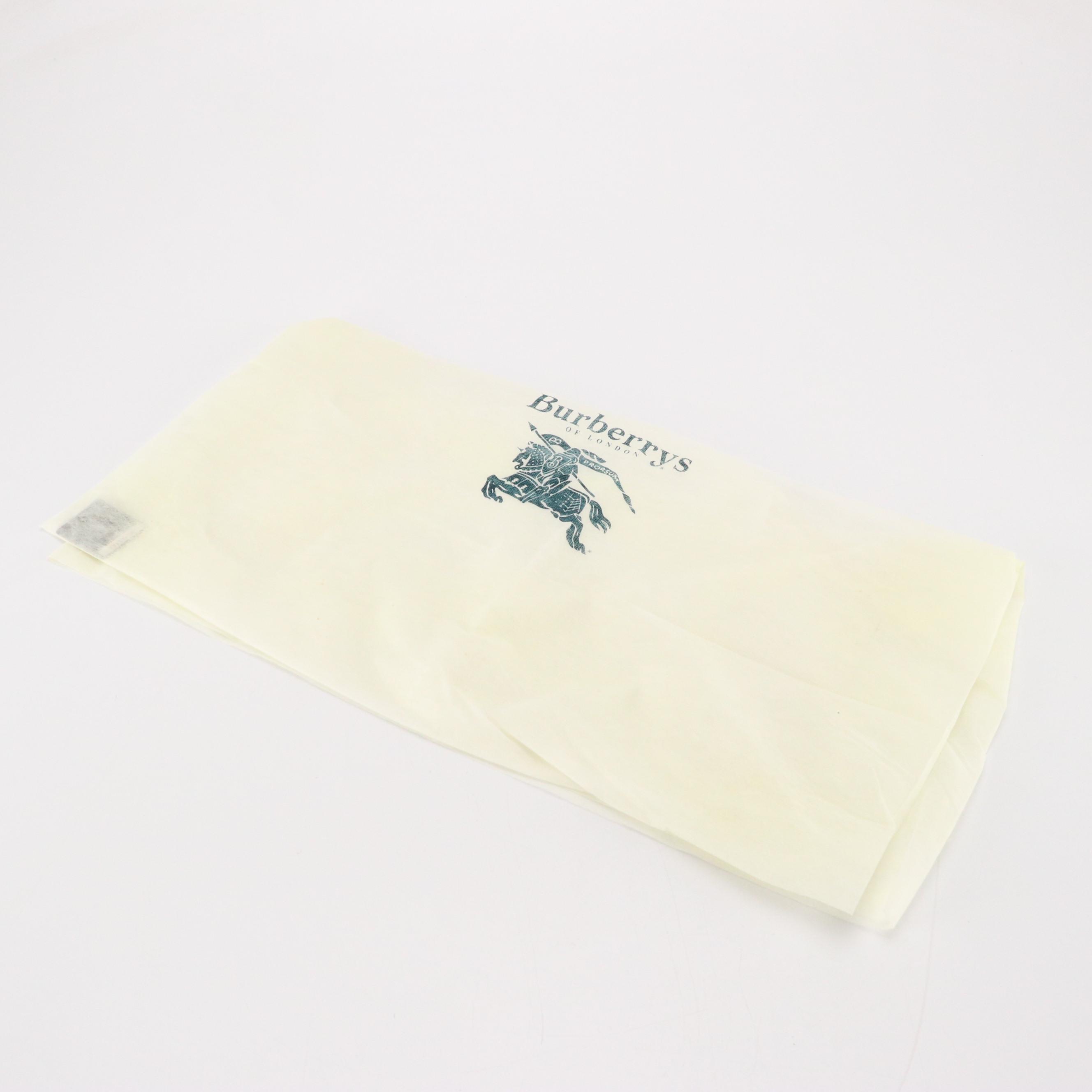 Burberrys Textured and Glazed Black Leather Shoulder Bag with Box