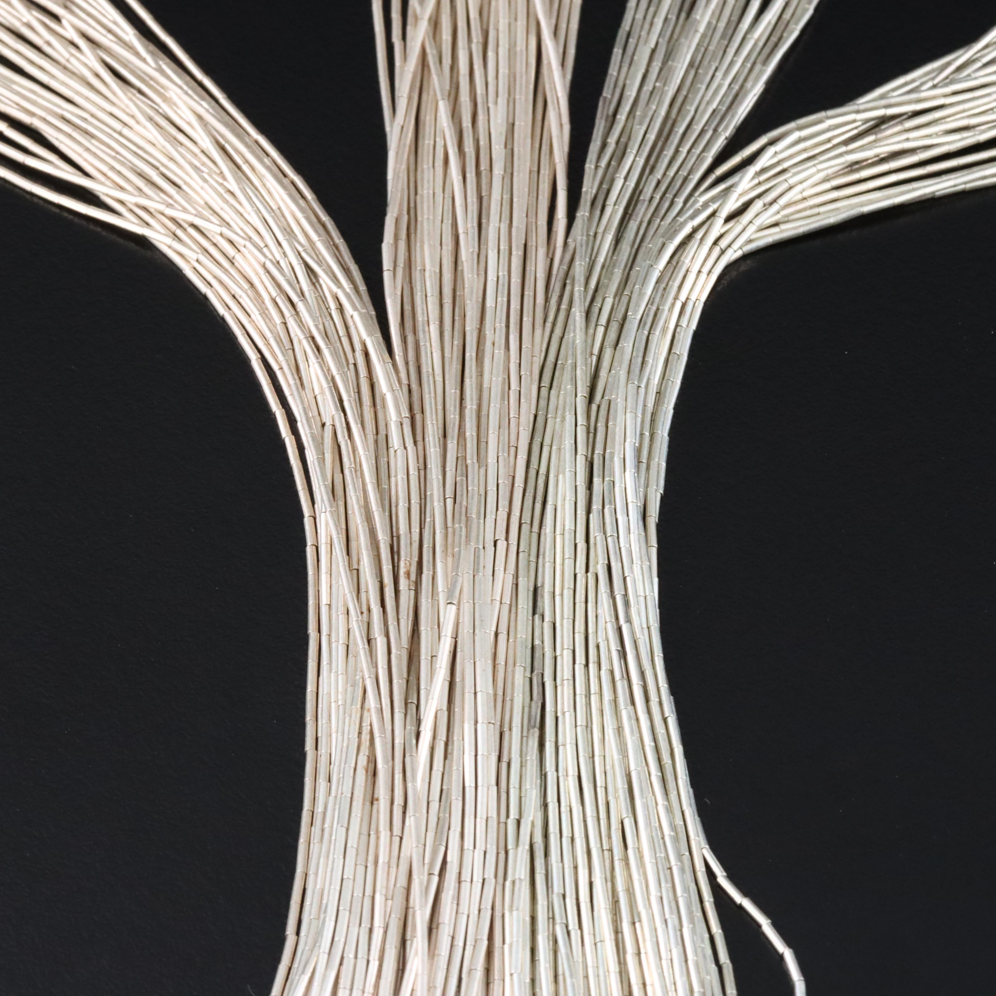 Sterling Liquid Silver Twenty-Strand & Thirty-Strand Necklaces