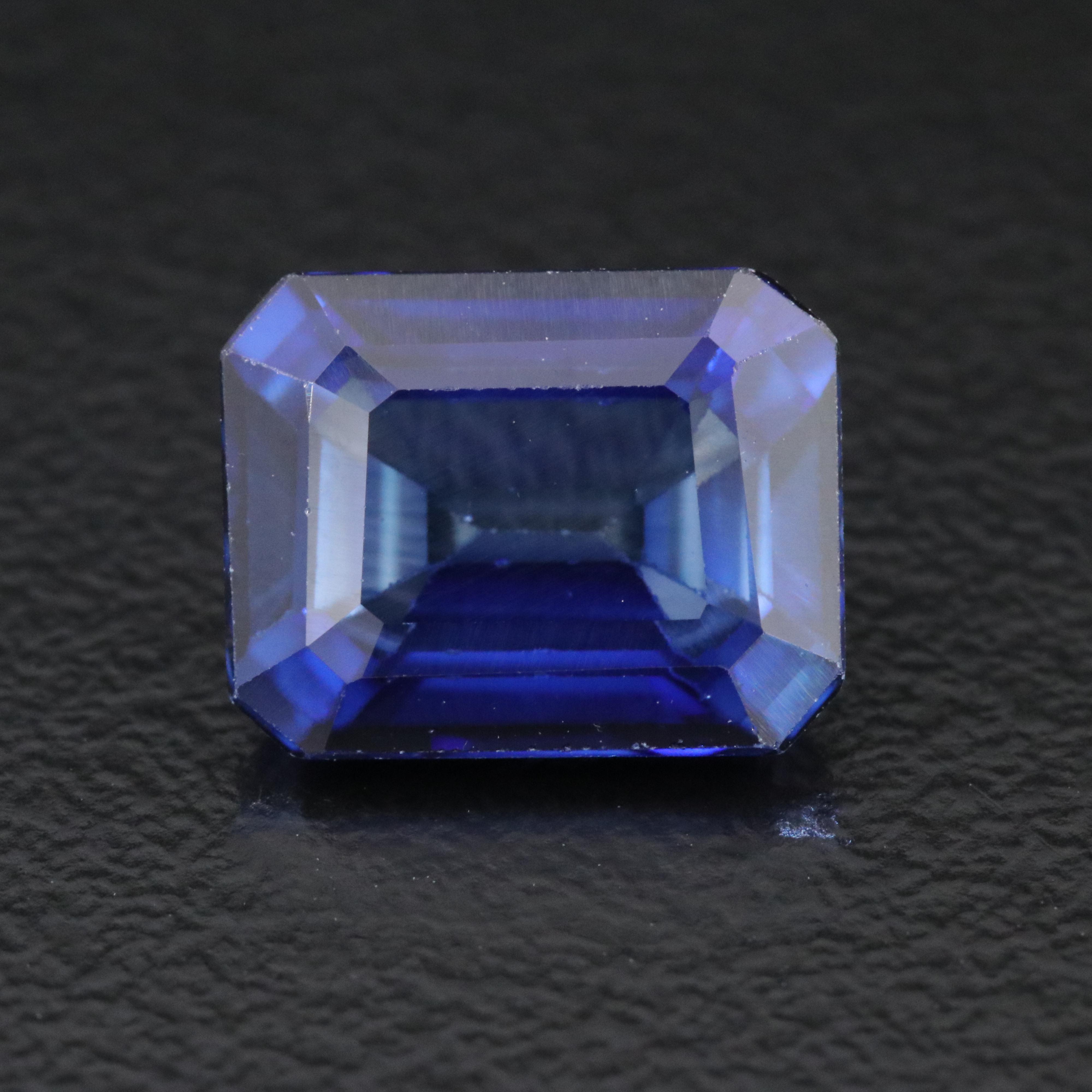 Loose 4.26 CT Lab Grown Sapphire