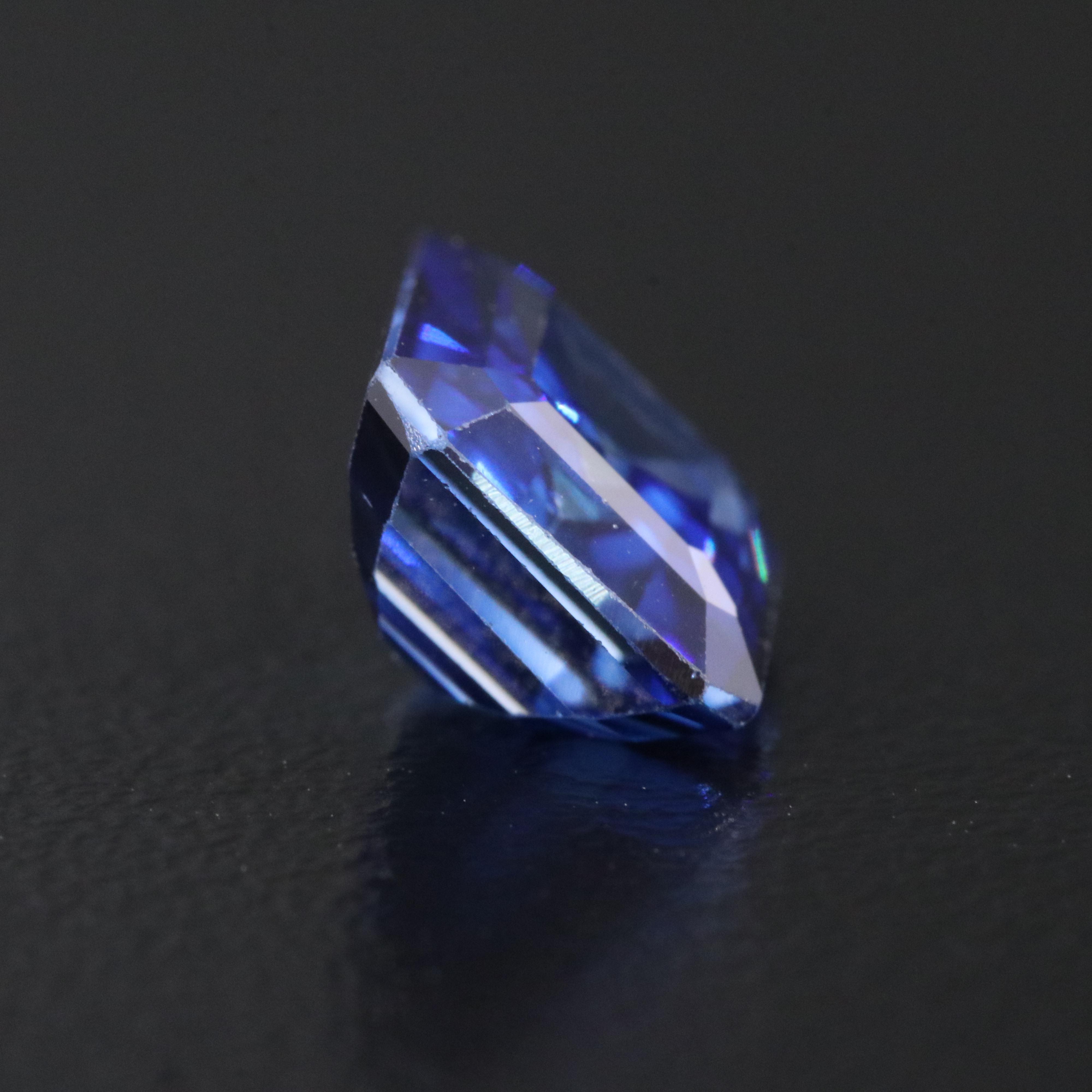 Loose 4.26 CT Lab Grown Sapphire