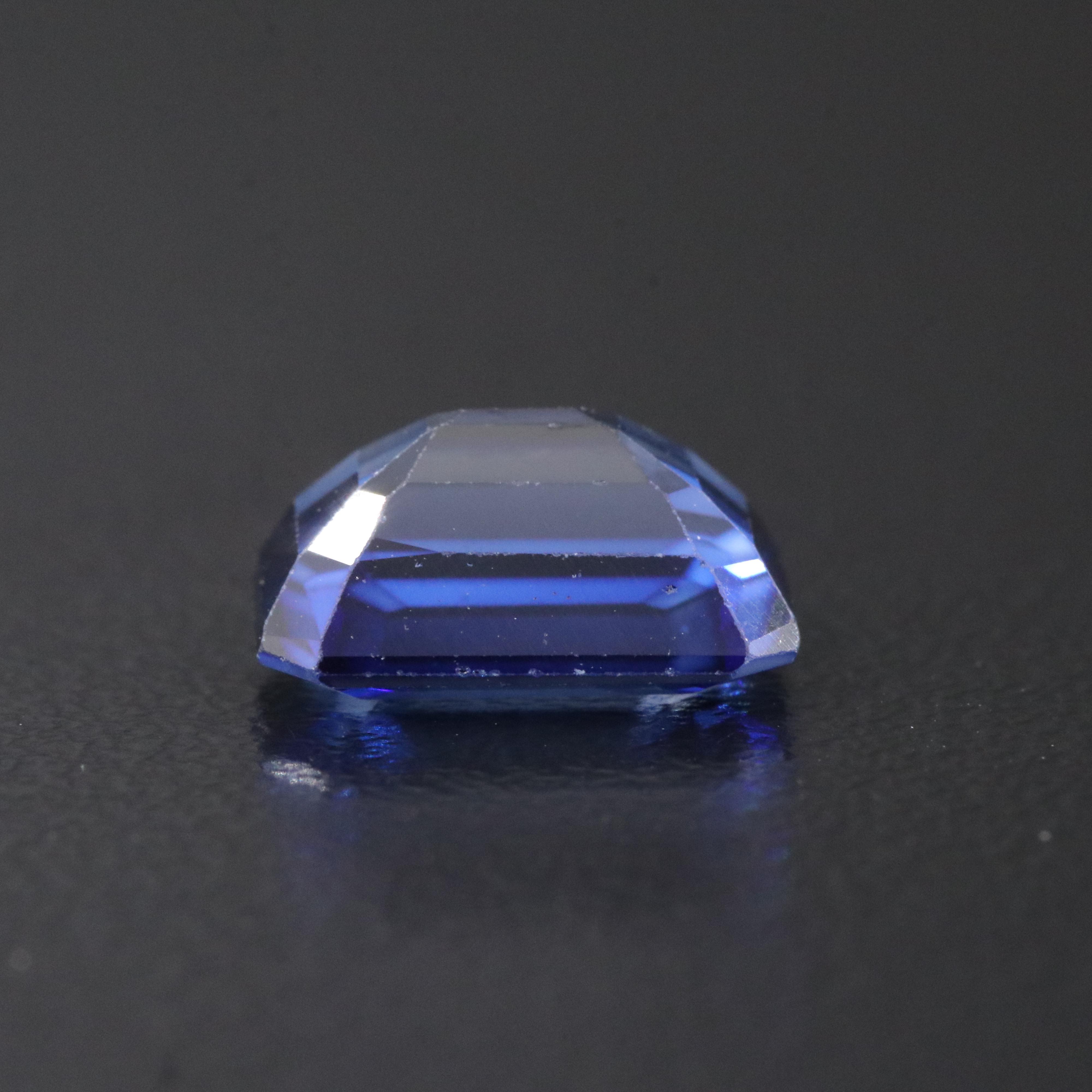 Loose 4.26 CT Lab Grown Sapphire