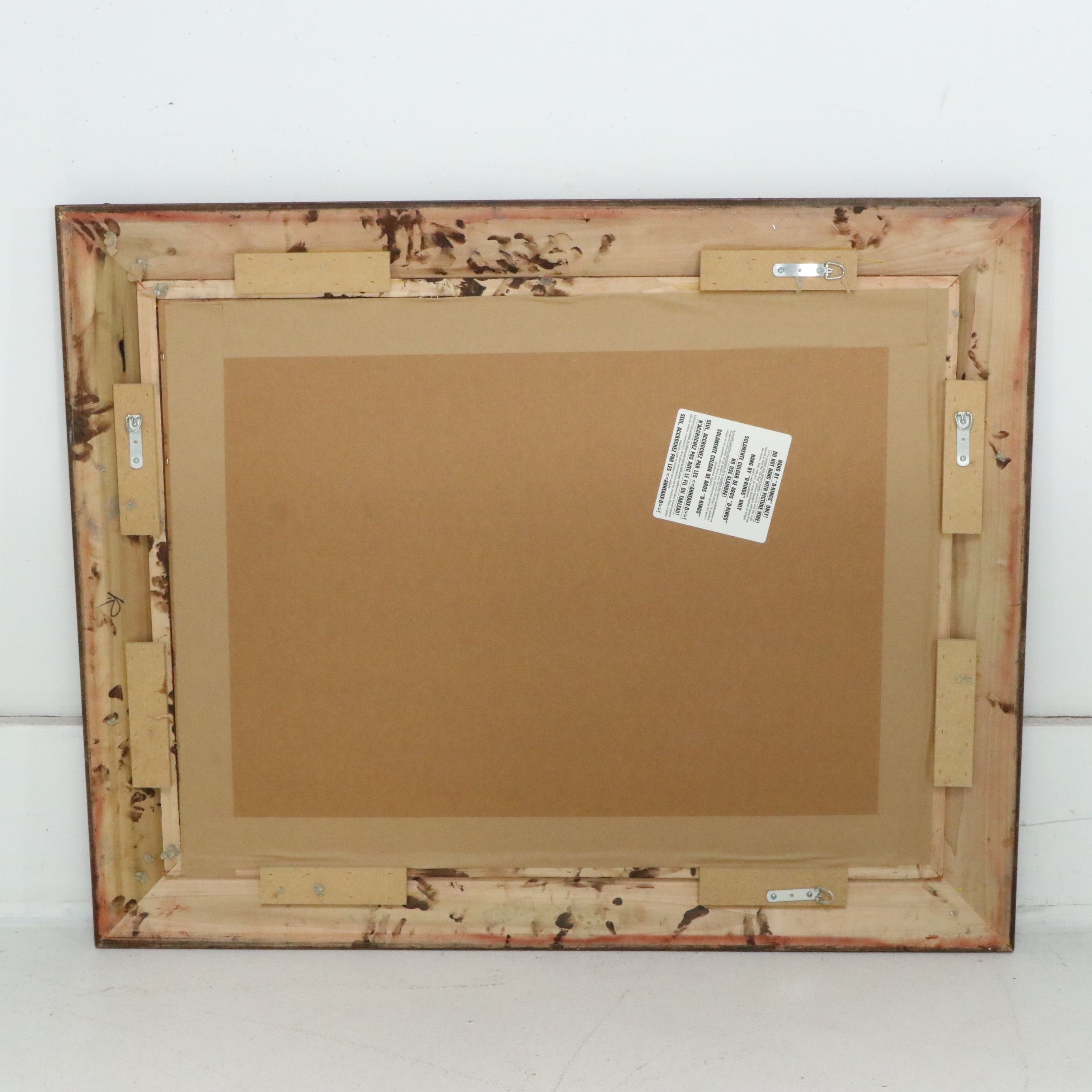 La Pastiche Excalibur Gold Burnished Framed Wall Mirror