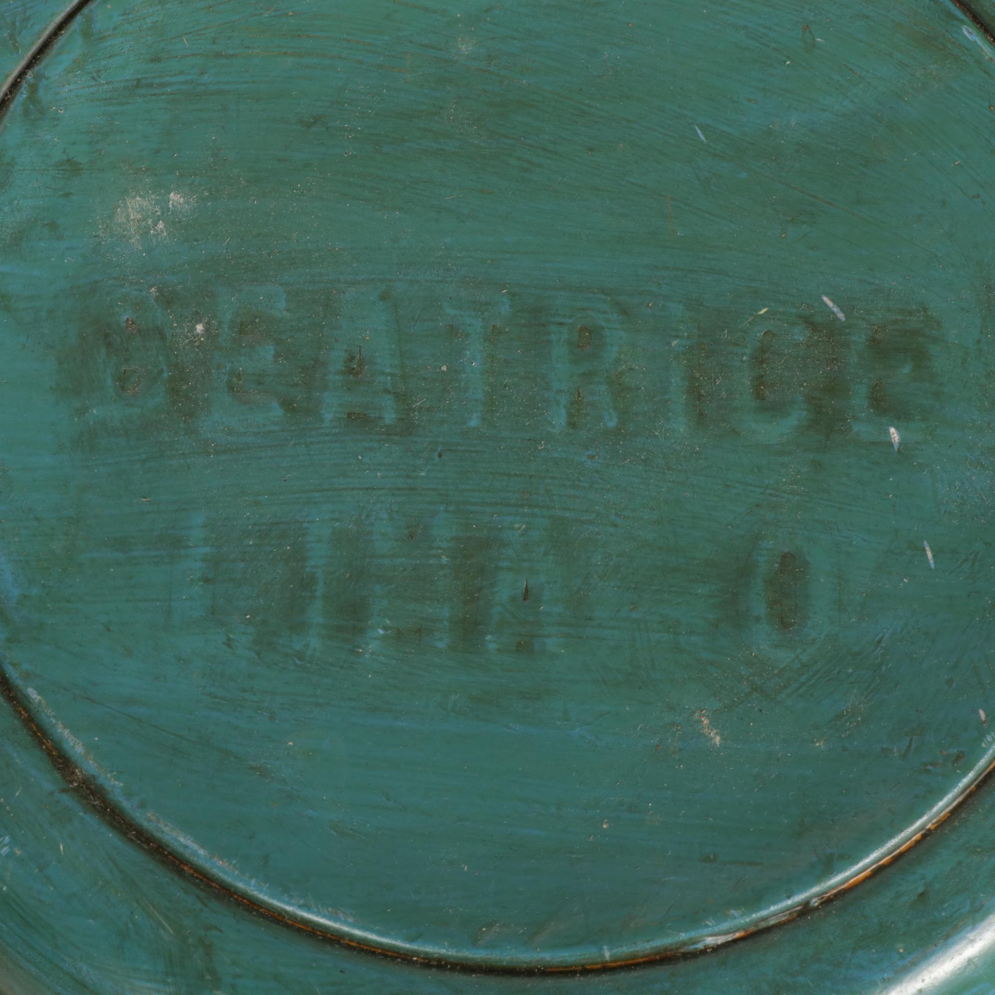 Two Hand-Painted Milk Cans, Mid to Late 20th Century