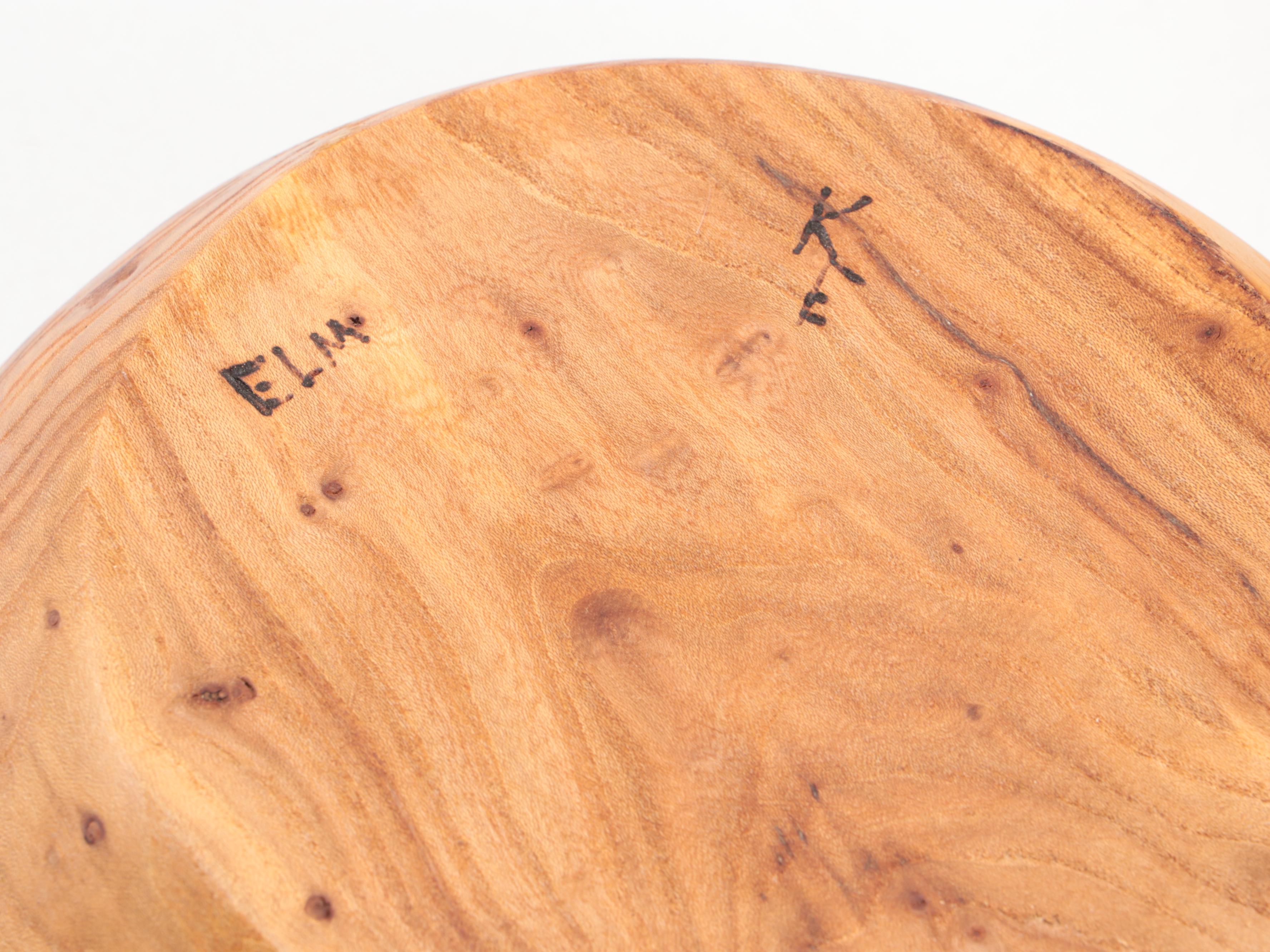 Kevin Edge Turned Elm Bowls