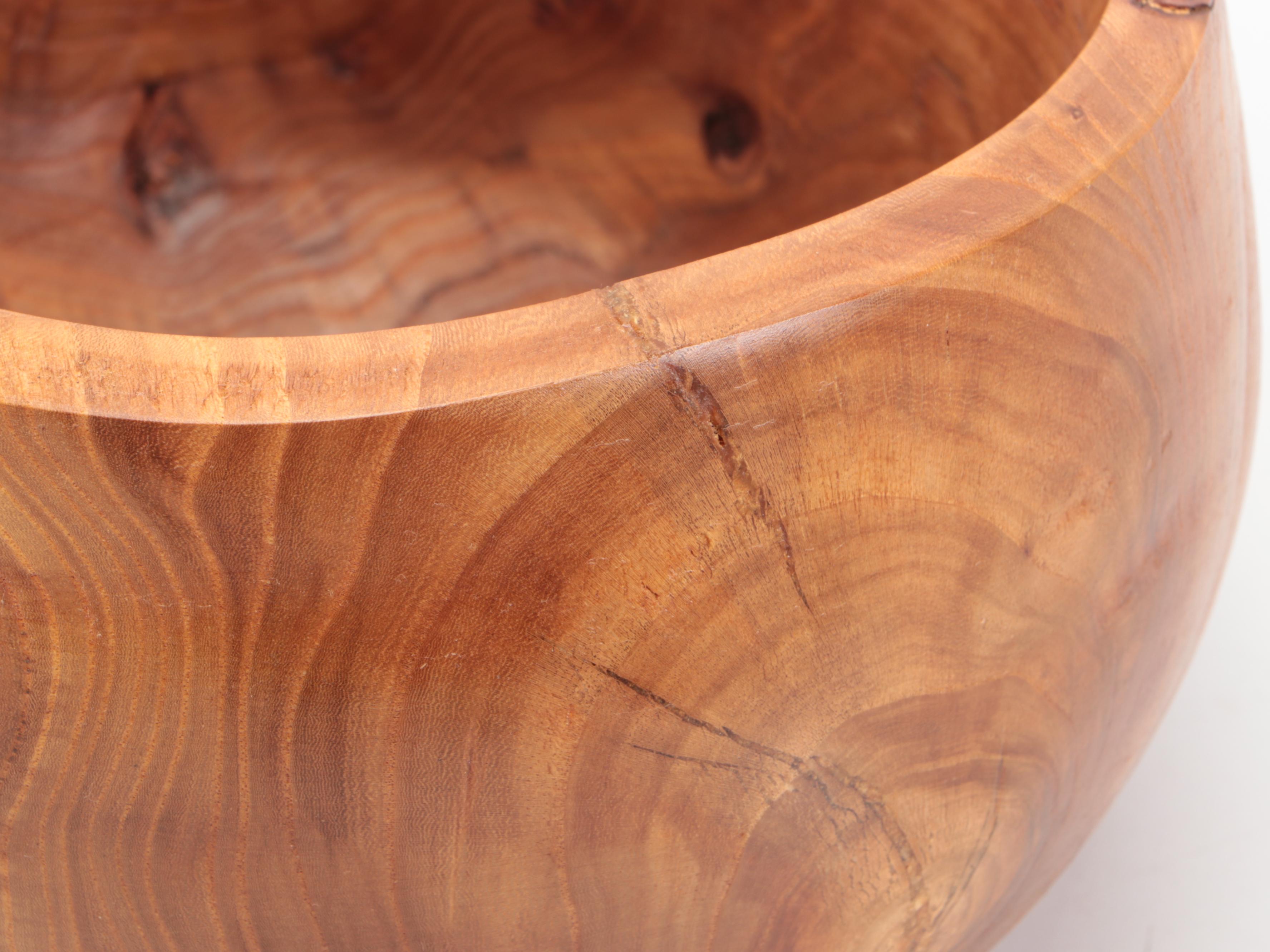Kevin Edge Turned Elm Bowls