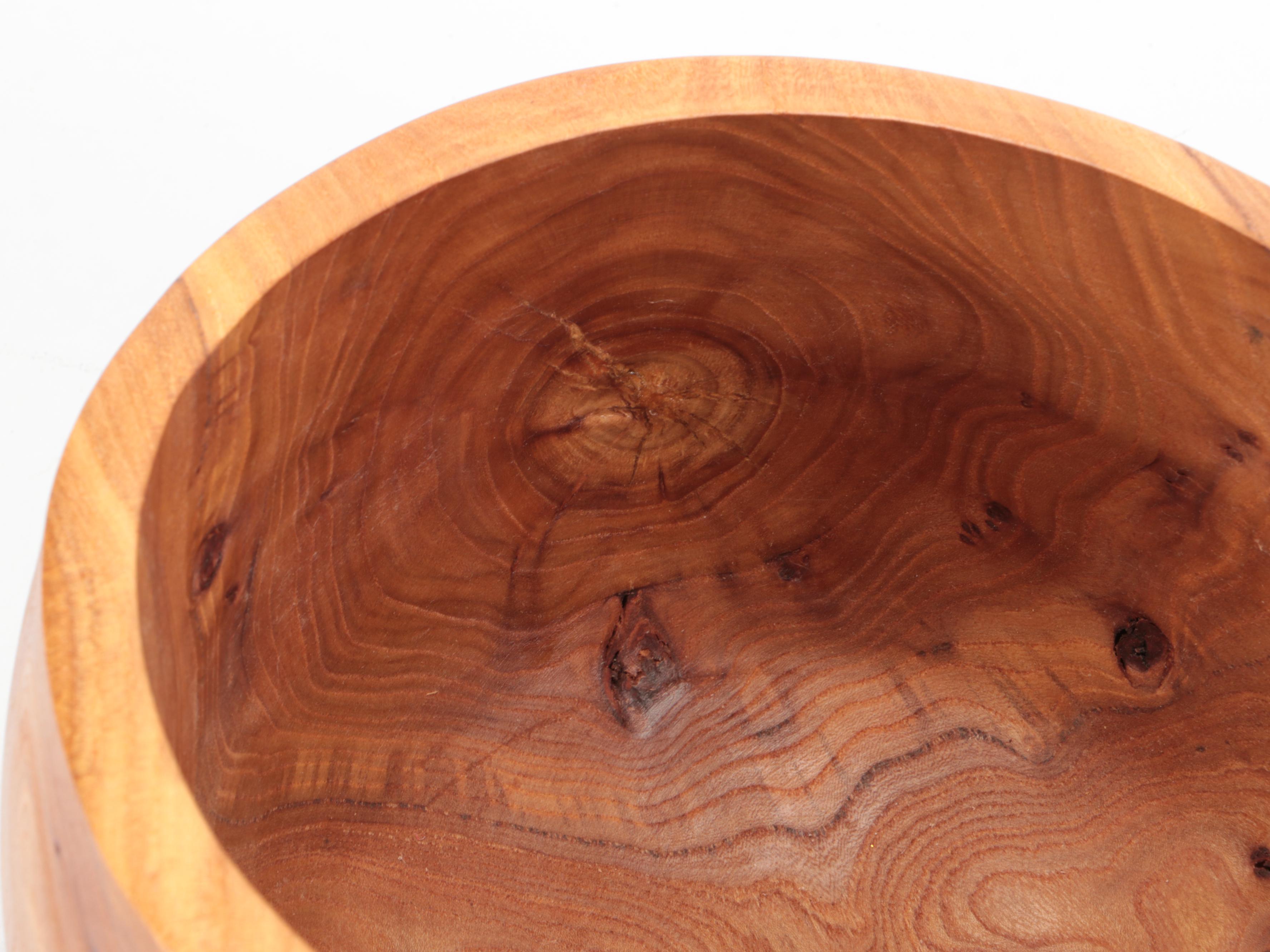 Kevin Edge Turned Elm Bowls