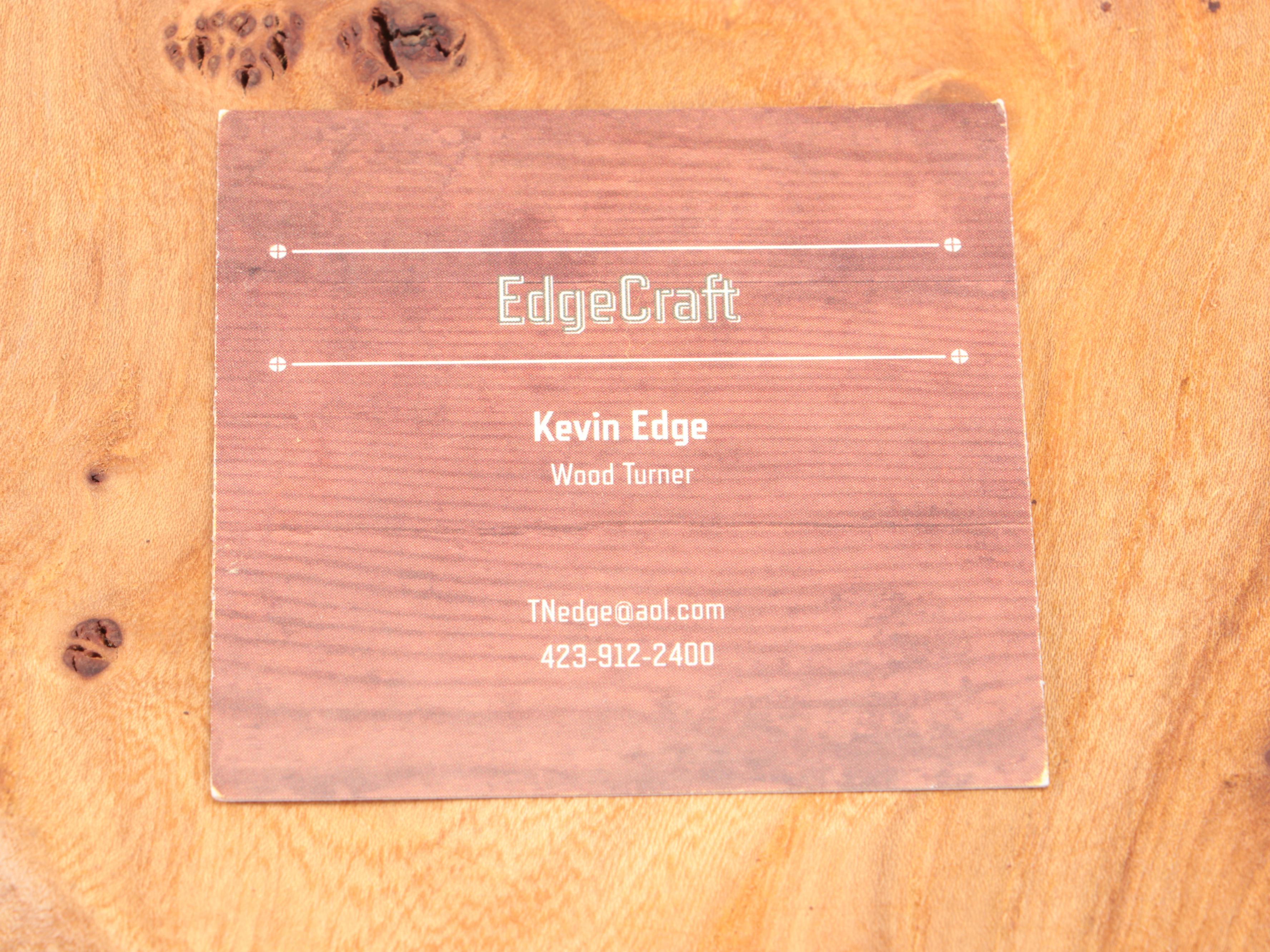 Kevin Edge Turned Elm Bowls