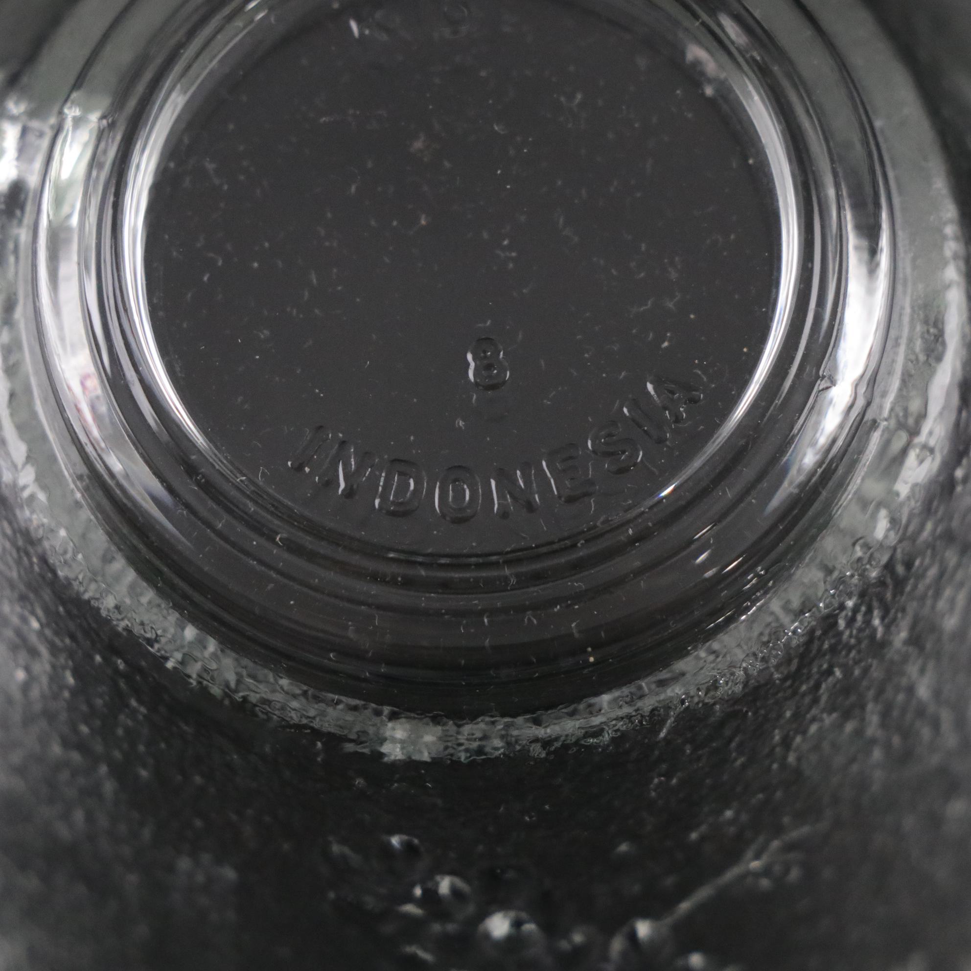 KIG Pressed Glass "Harvest Grape" Punch Bowl & Cups with Serving Dishes & More