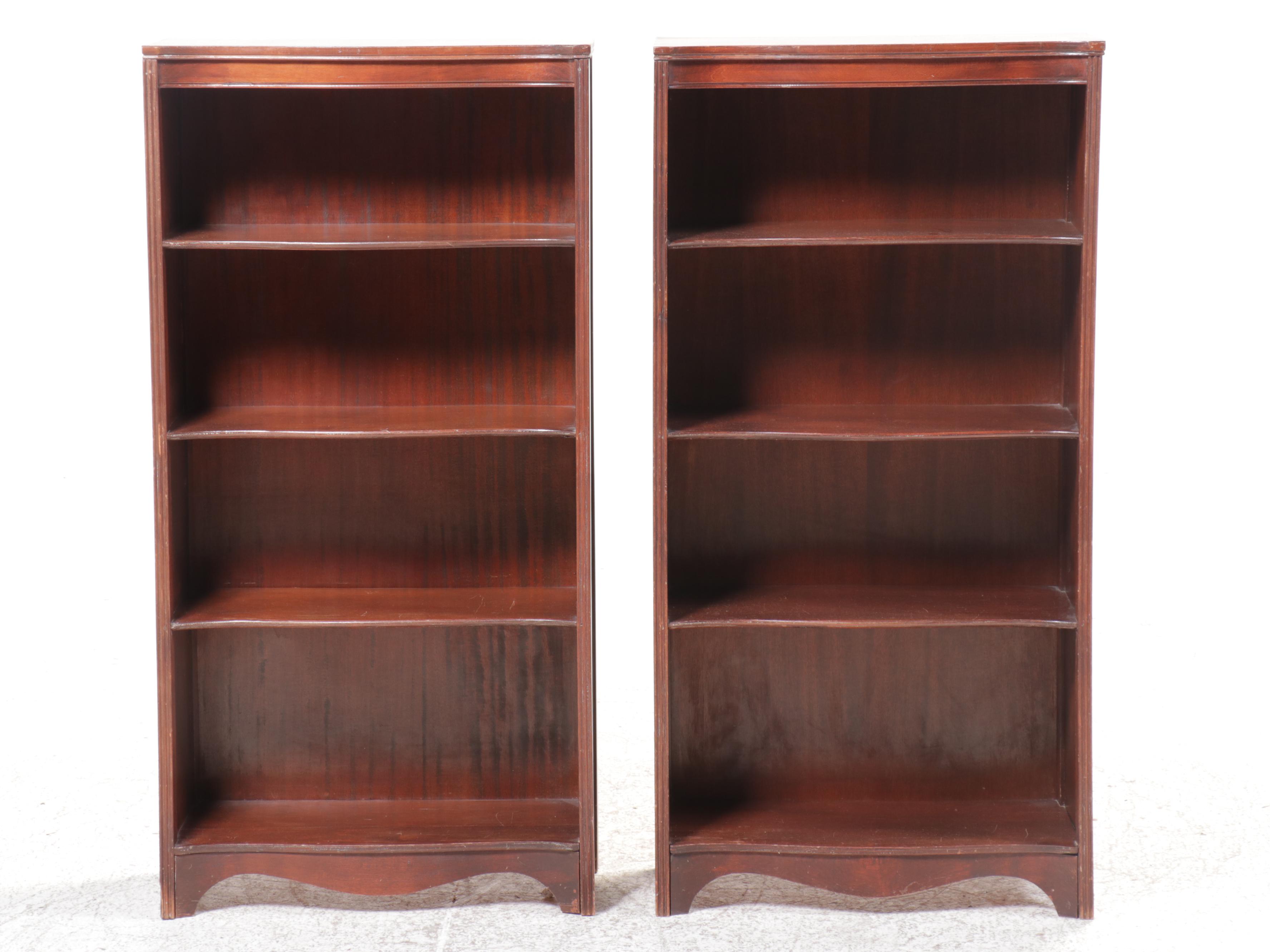 Pair of Michigan Deck Co. Mahogany Bookcases