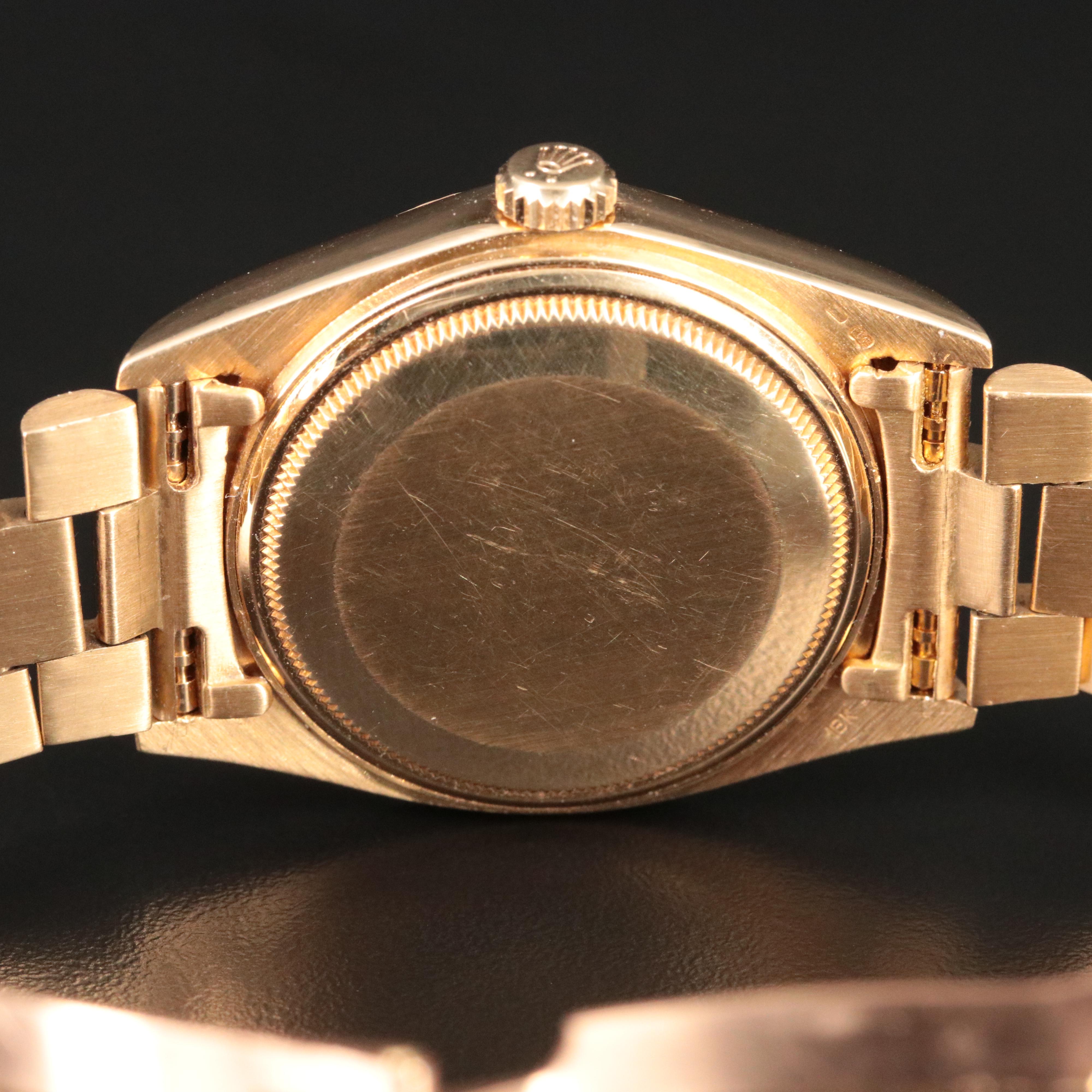 Rolex Factory Diamond Dial Day-Date Model 18038 Watch