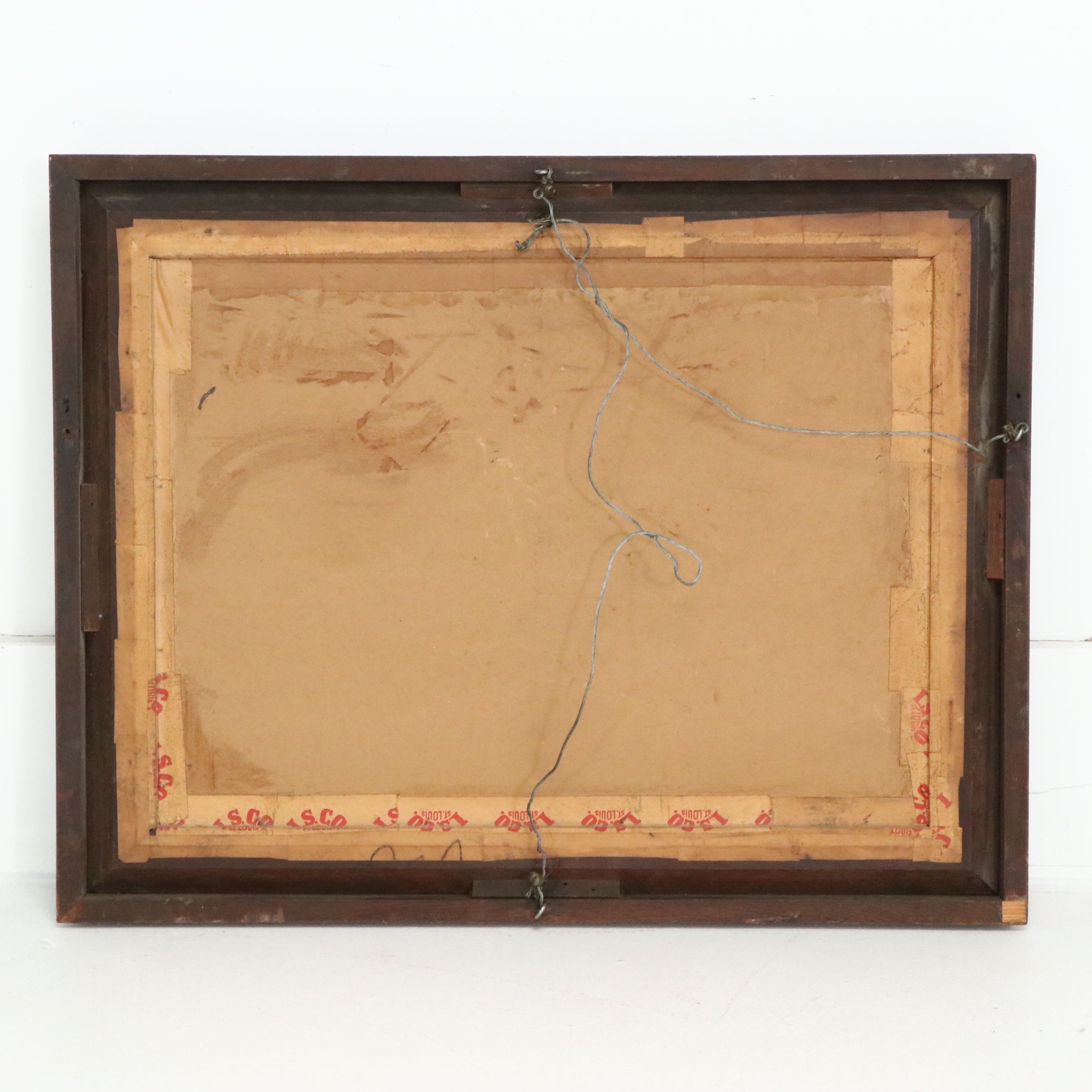 Parcel Gilt and Beveled Wood Framed Wall Mirror