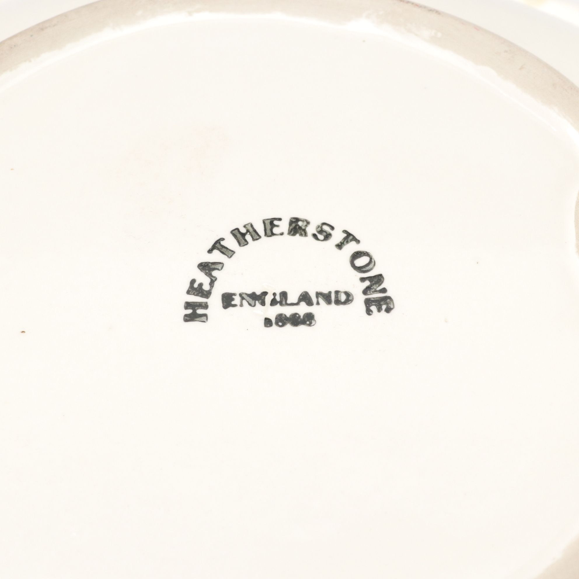 Heatherstone Butter Yellow Porcelain Pitcher and Wash Basin, Late 19th C.