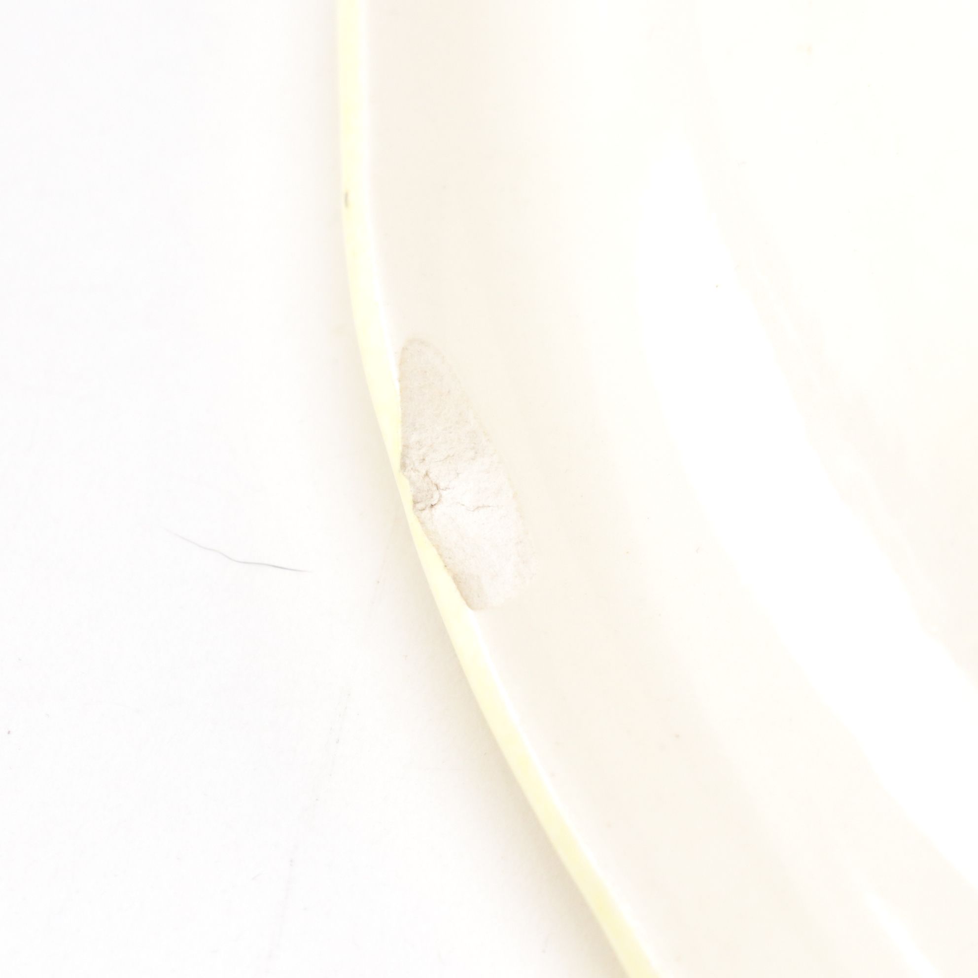 Heatherstone Butter Yellow Porcelain Pitcher and Wash Basin, Late 19th C.