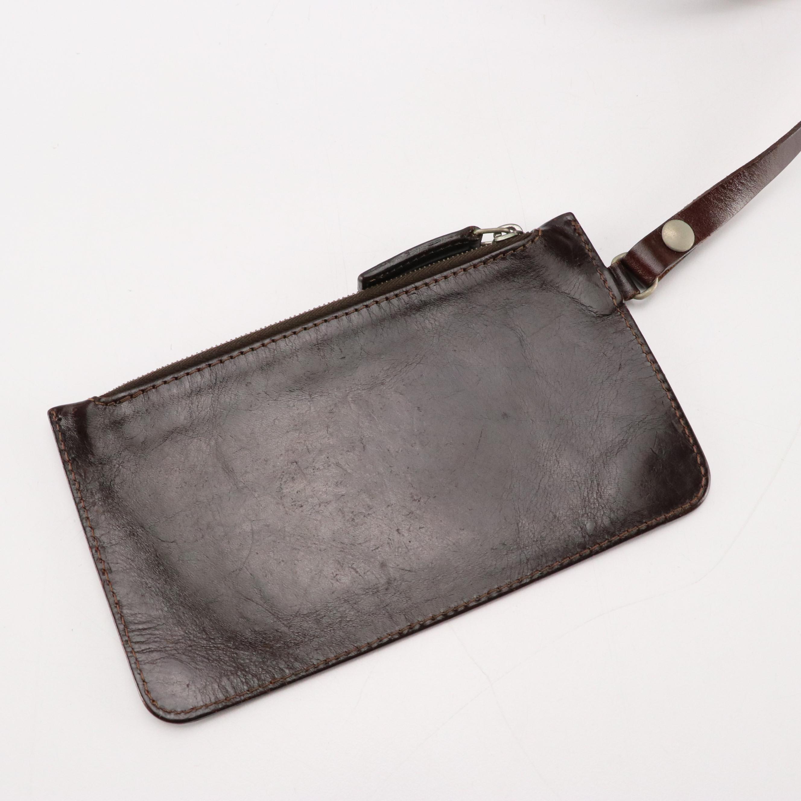 Fendi Tote in Zucca Jacquard Canvas and Leather with Zip Pouch