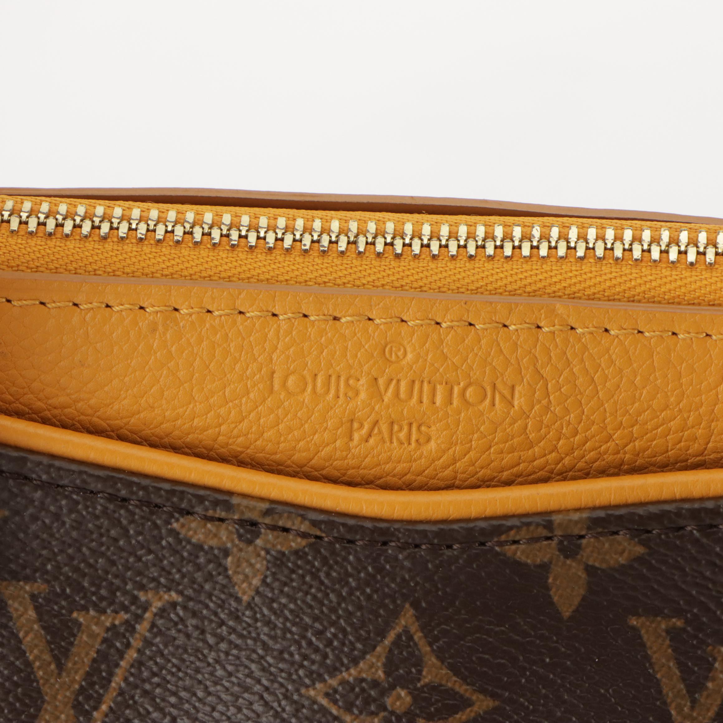 Louis Vuitton Pallas Two-Way Bag in Monogram Canvas and Safran Calfskin Leather
