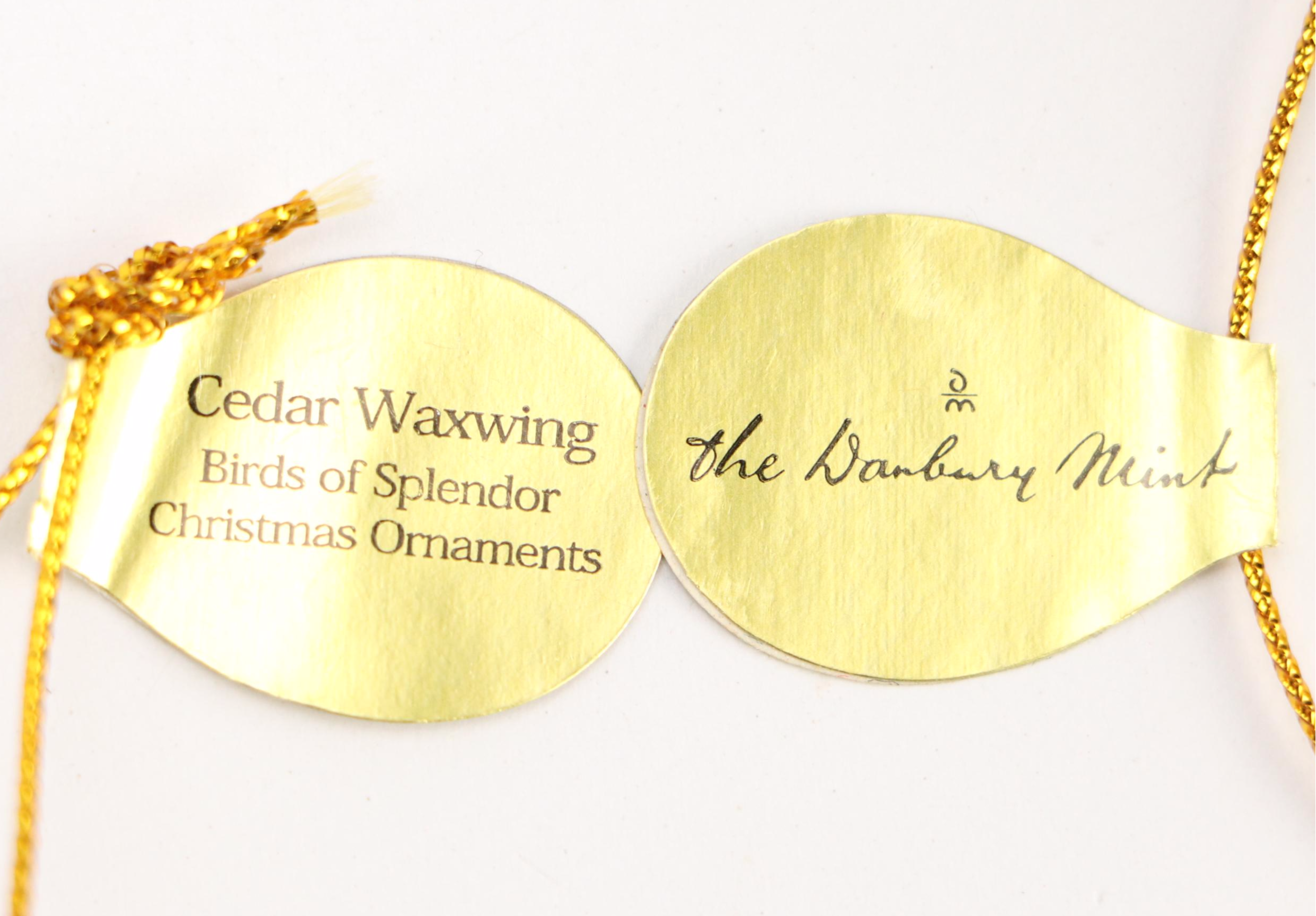 Danbury Mint "Birds of Splendor" and More Egg-Shaped Christmas Ornaments