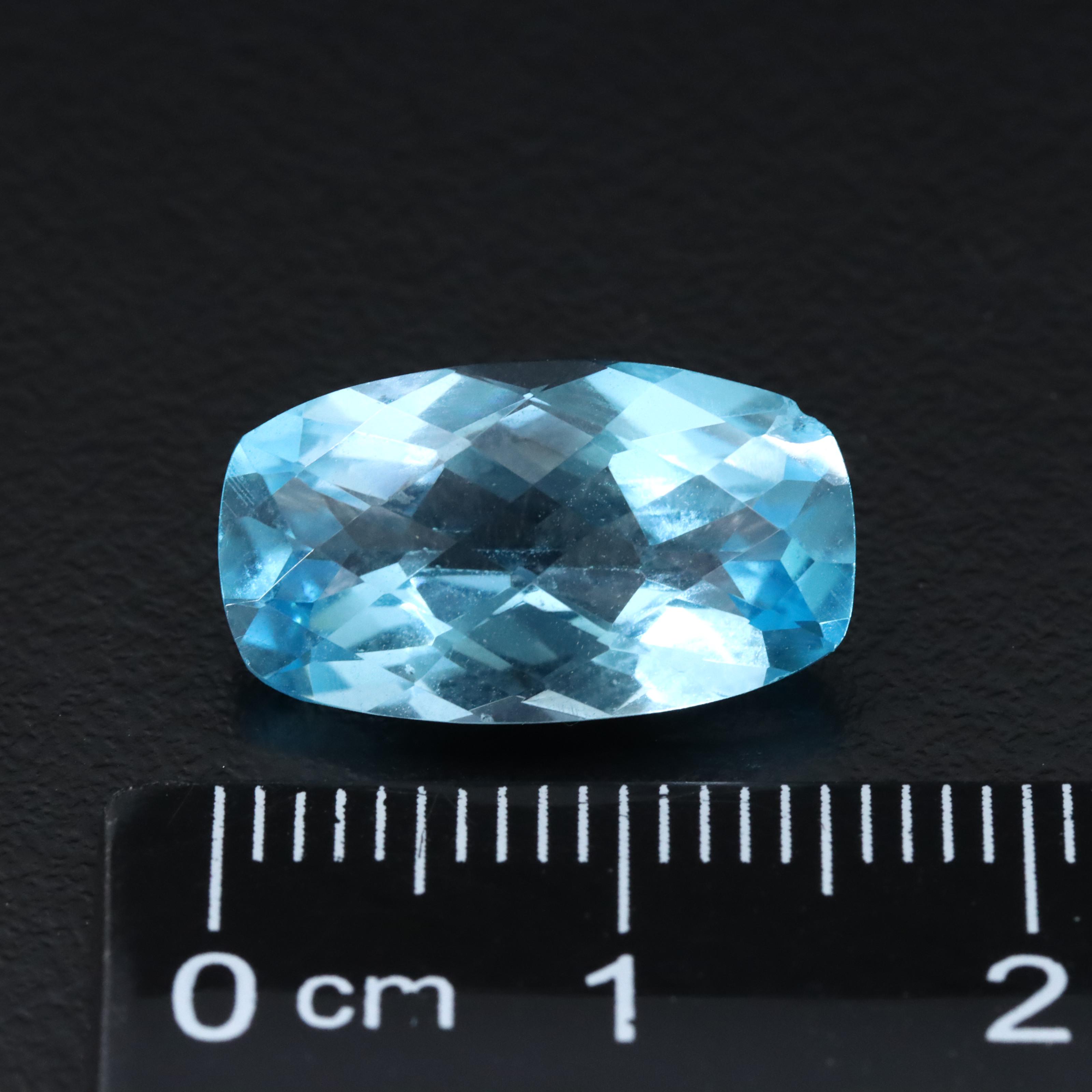 Loose 7.23 CT Blue Topaz
