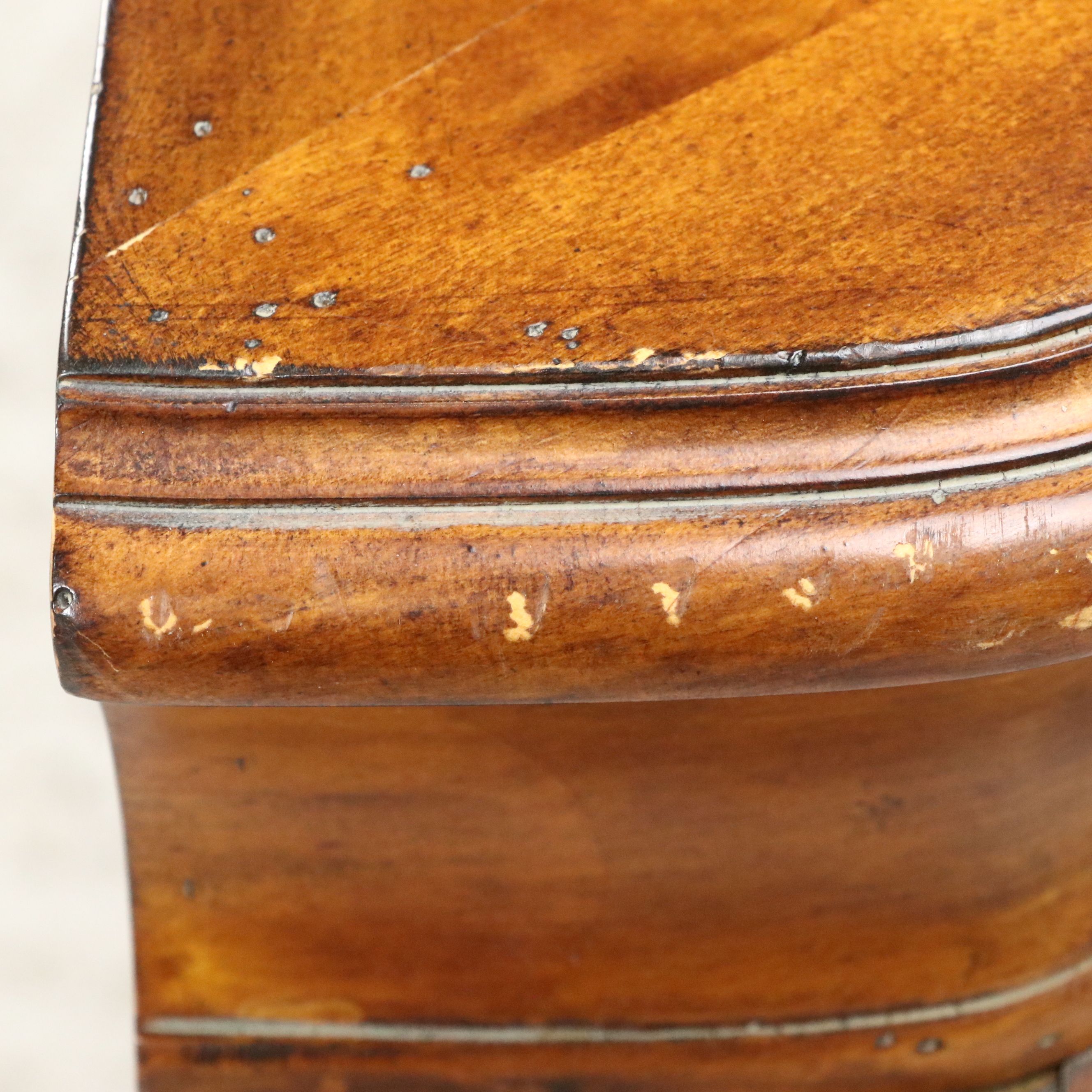 Carved Cherry Console Table
