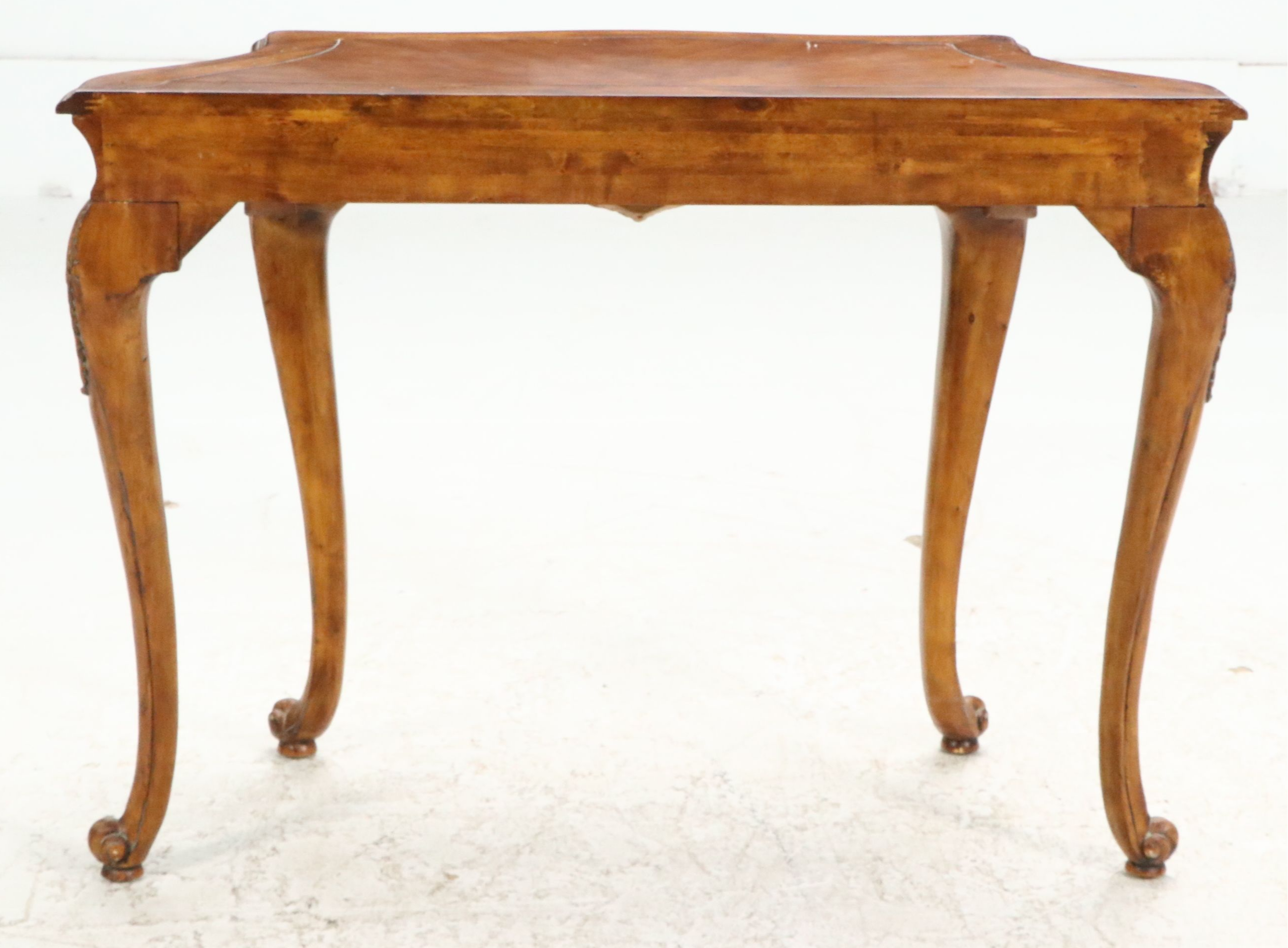 Carved Cherry Console Table