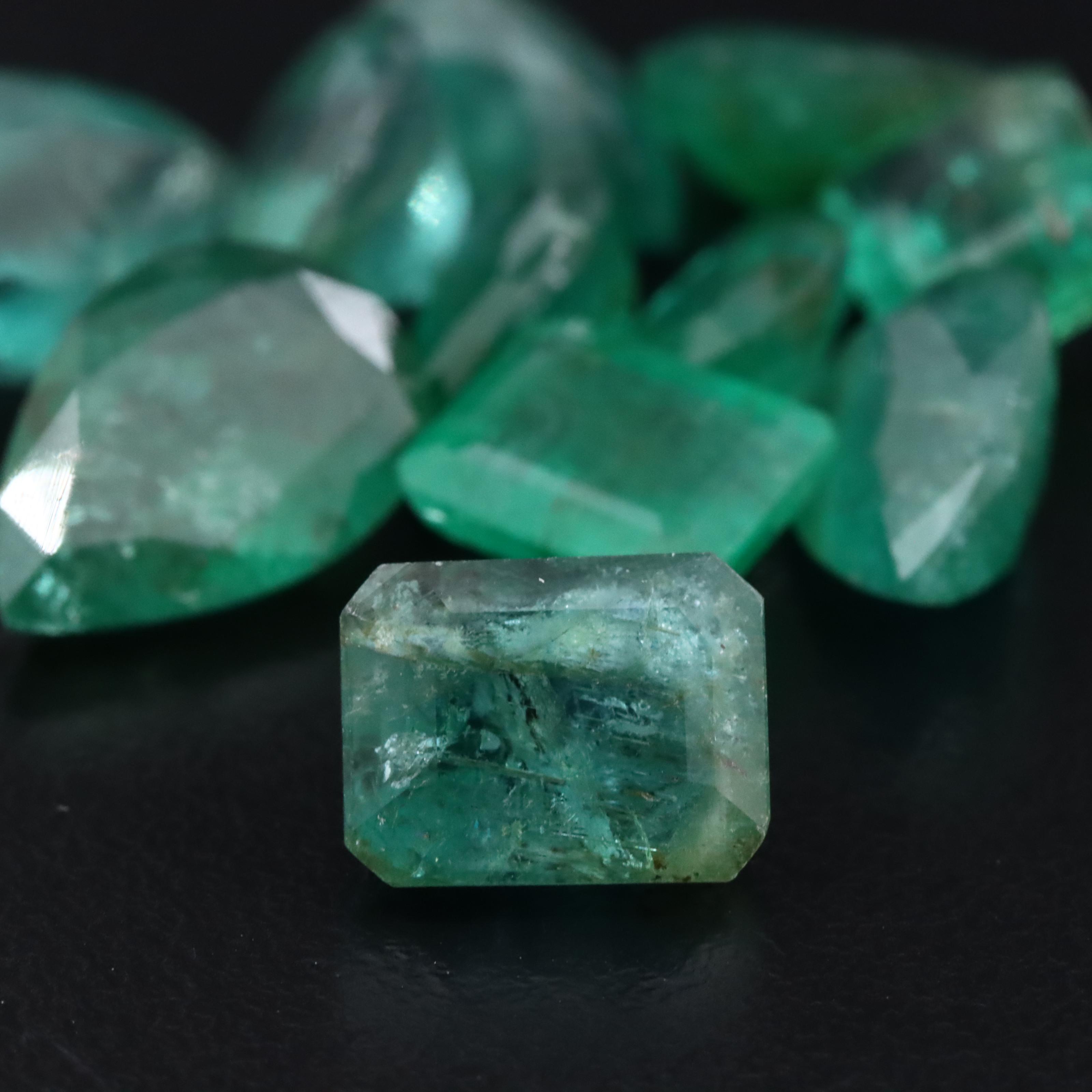 Loose 25.82 CTW Emeralds