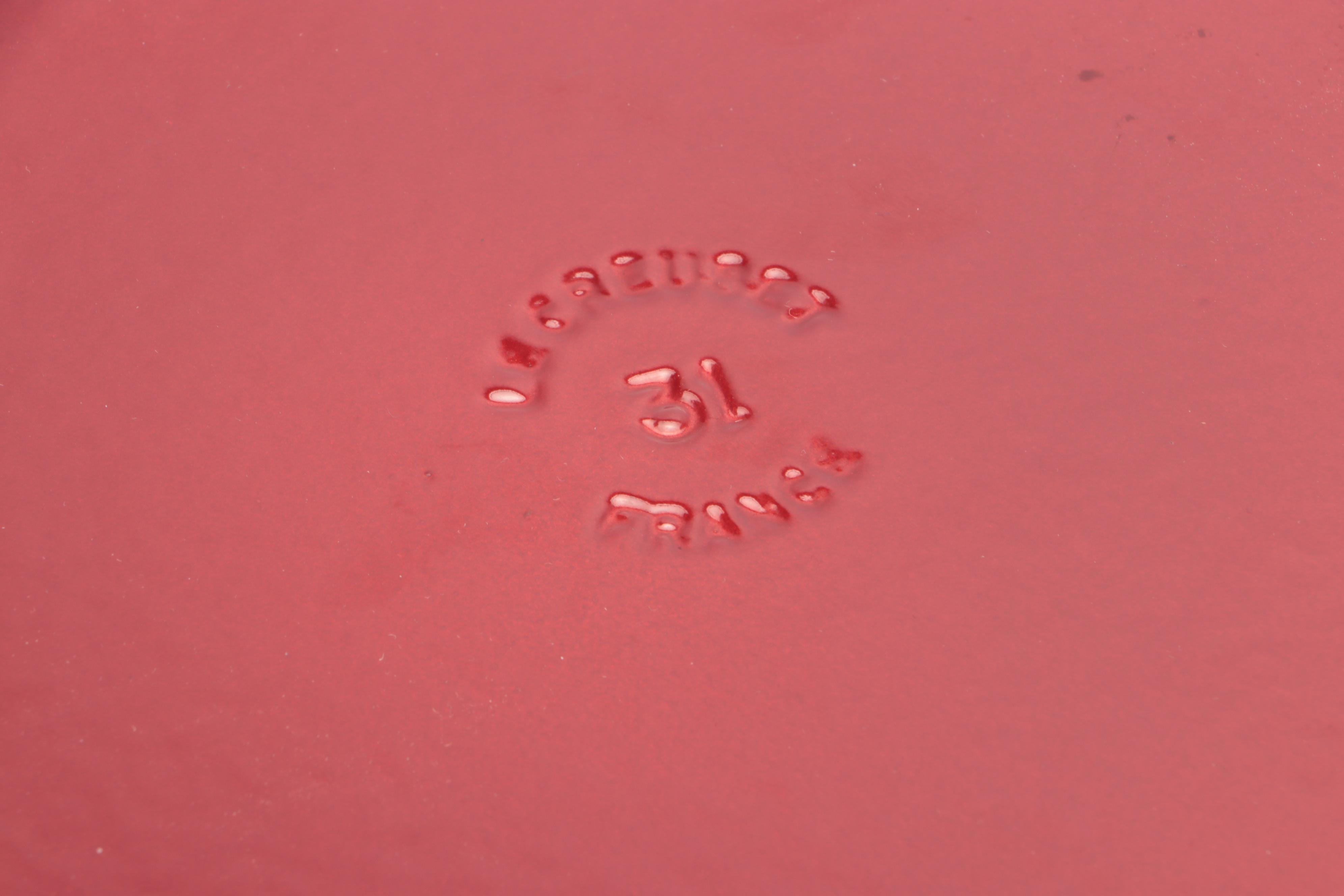 Le Creuset Cerise Enameled Cast Iron Oval Dutch Oven