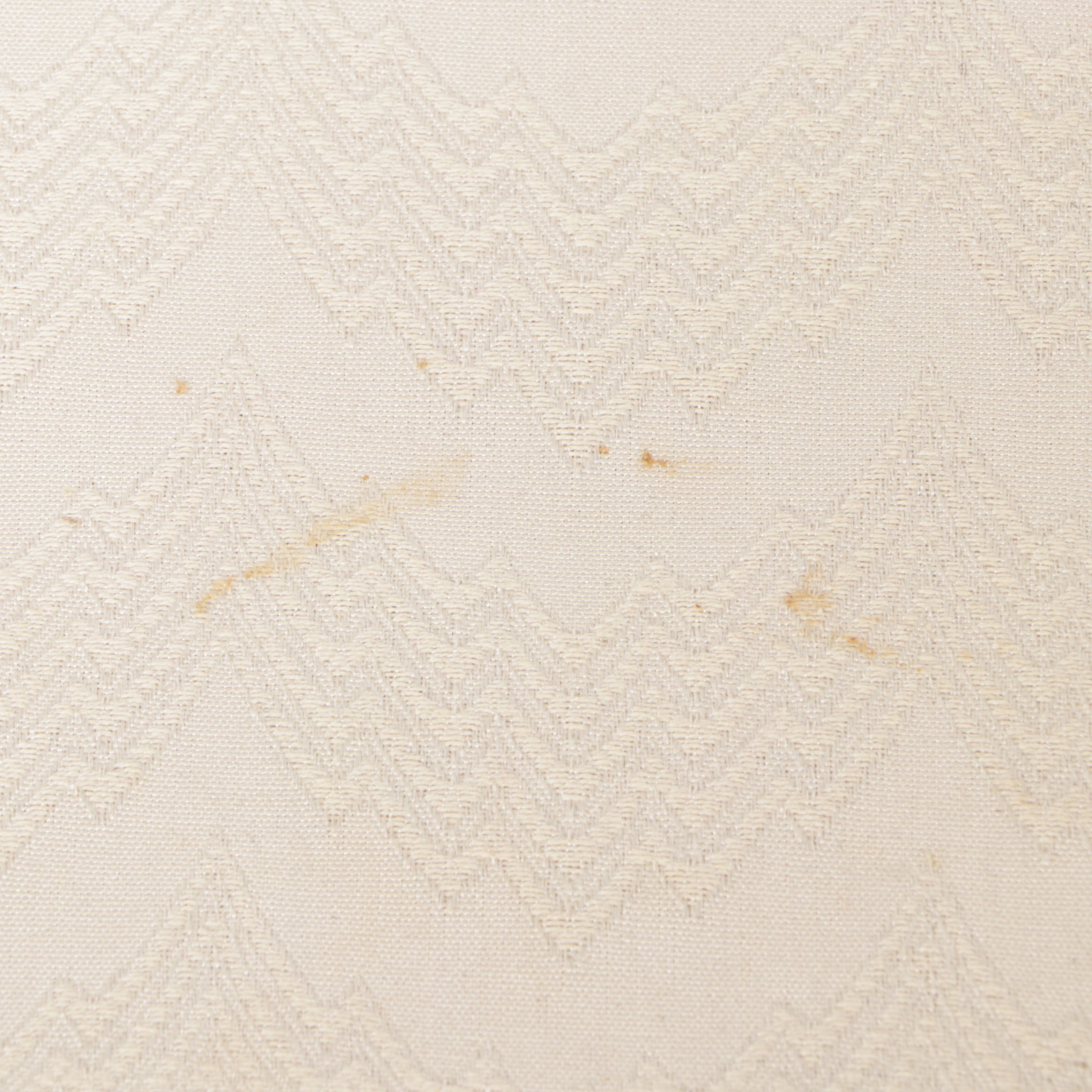 Pair of Thomasville French Provincial Style Upholstered Oak Ottomans