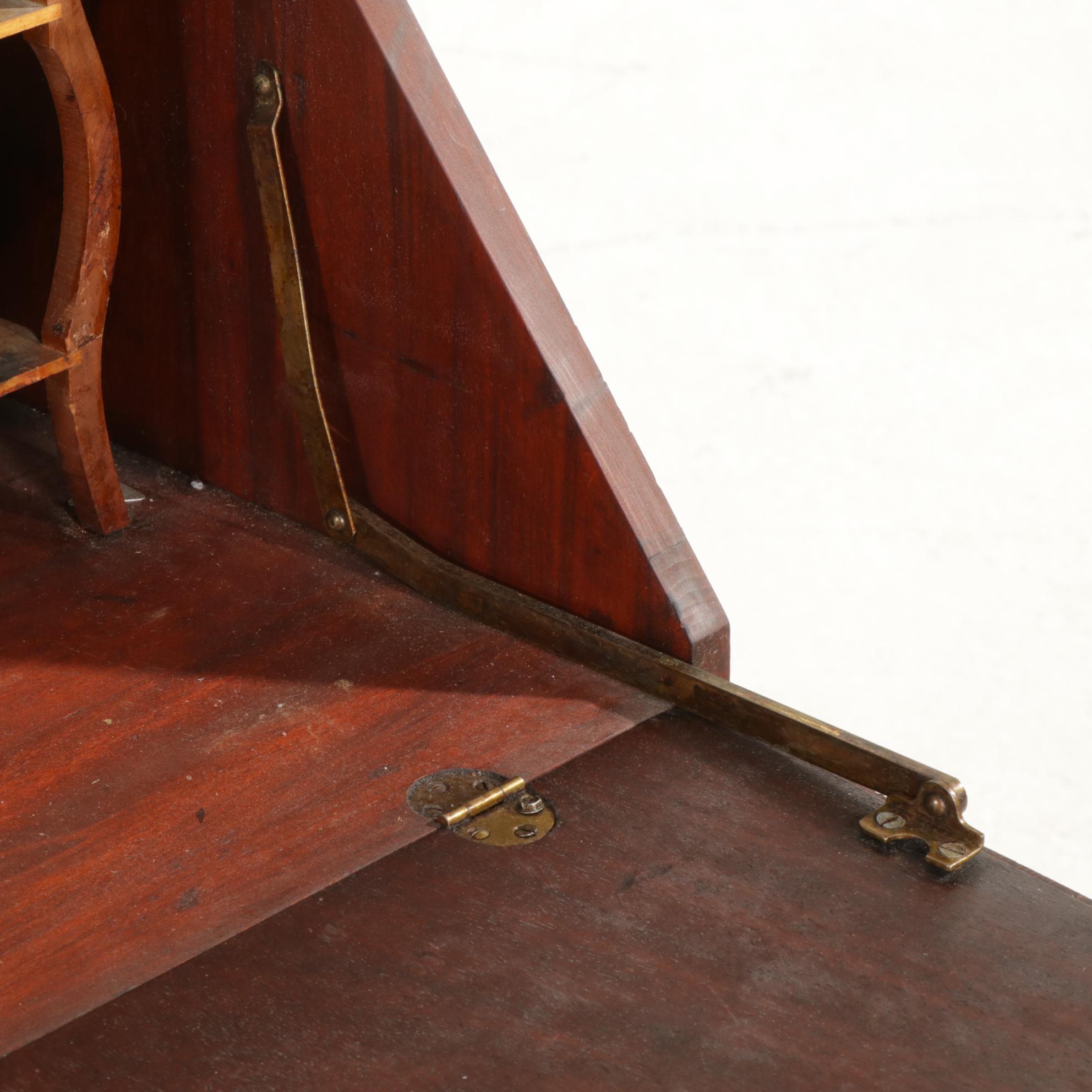 French Provincial Mahogany Fall-Front Desk