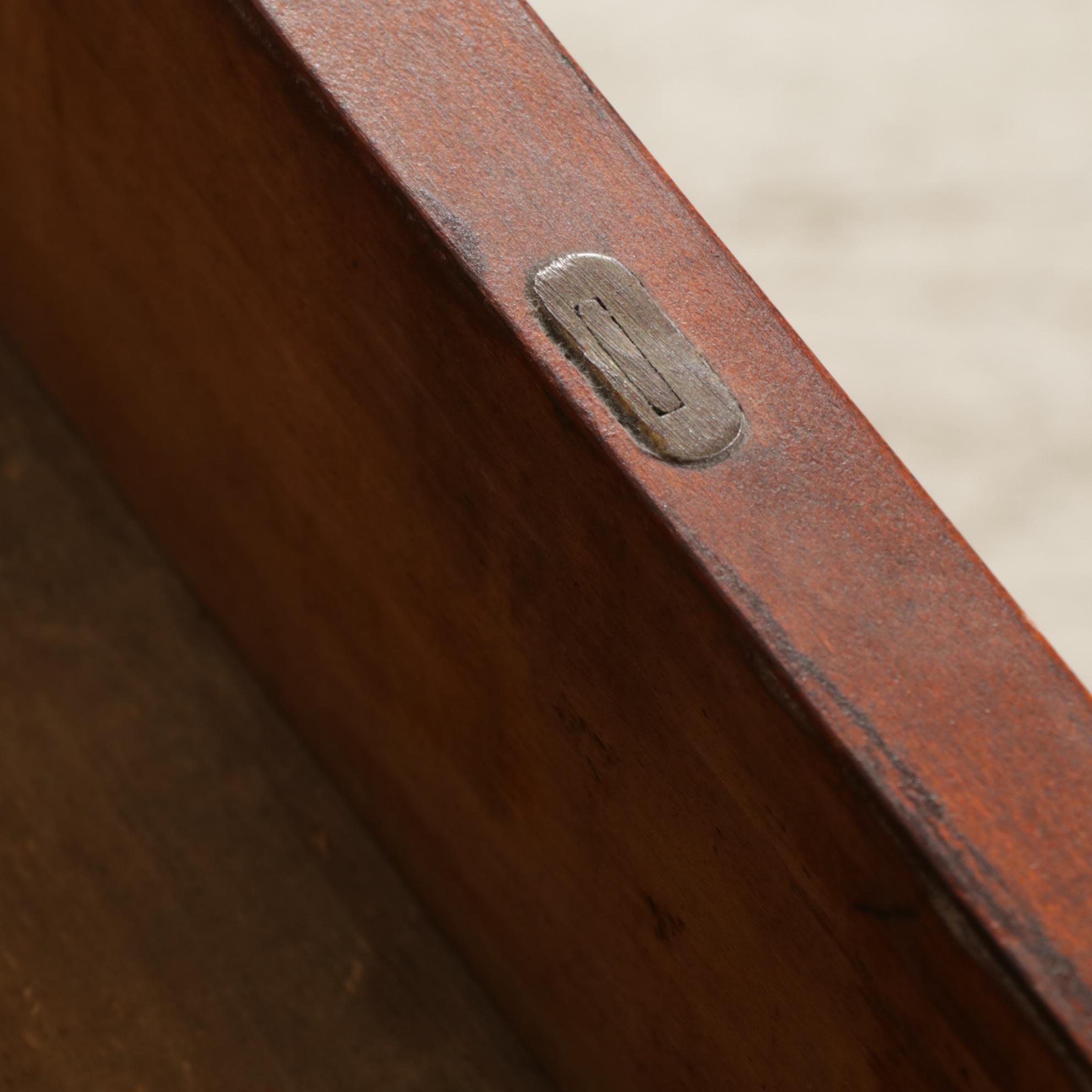 French Provincial Mahogany Fall-Front Desk