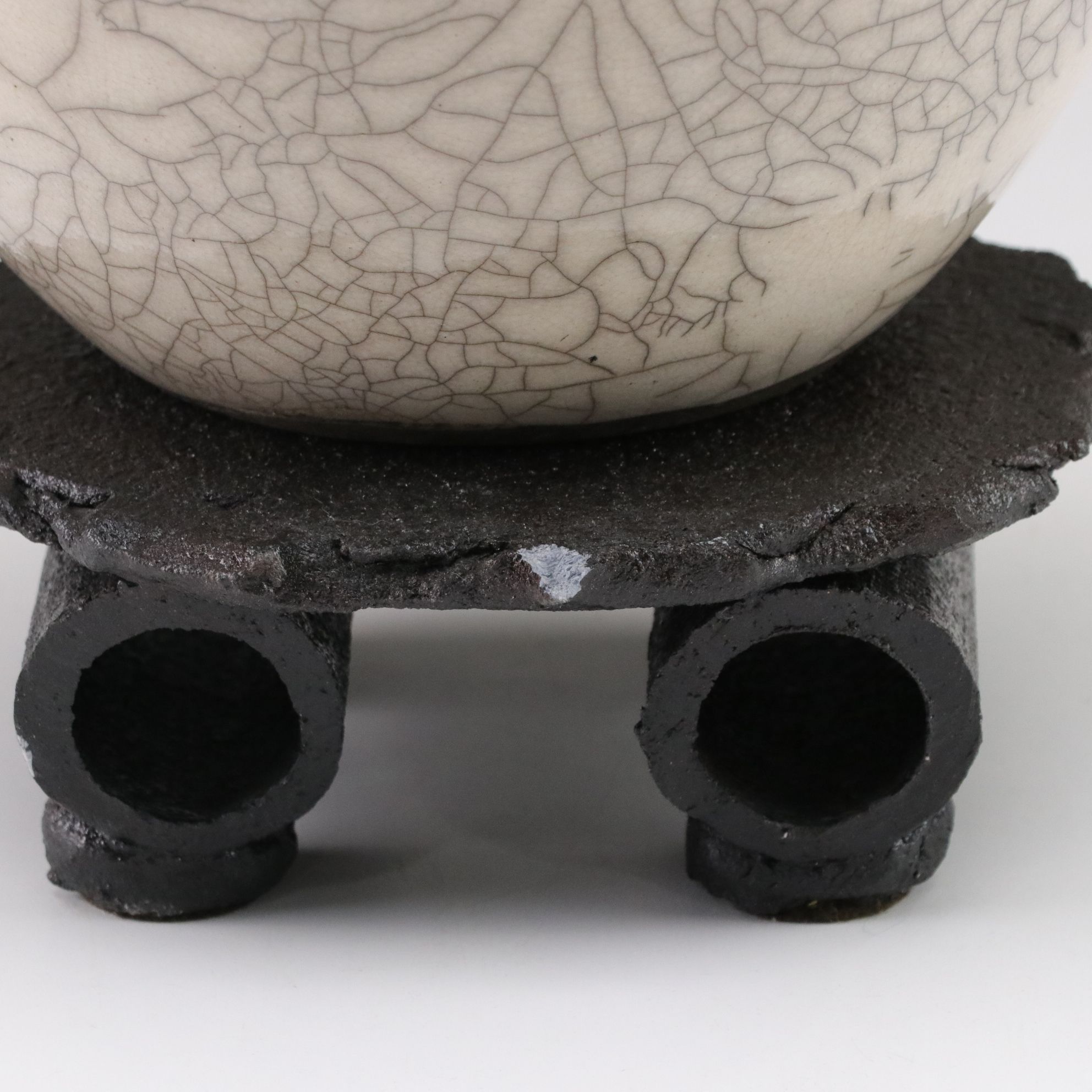 Matthew Lovein "Wish Keeper" Ceramic Vessel & Stand