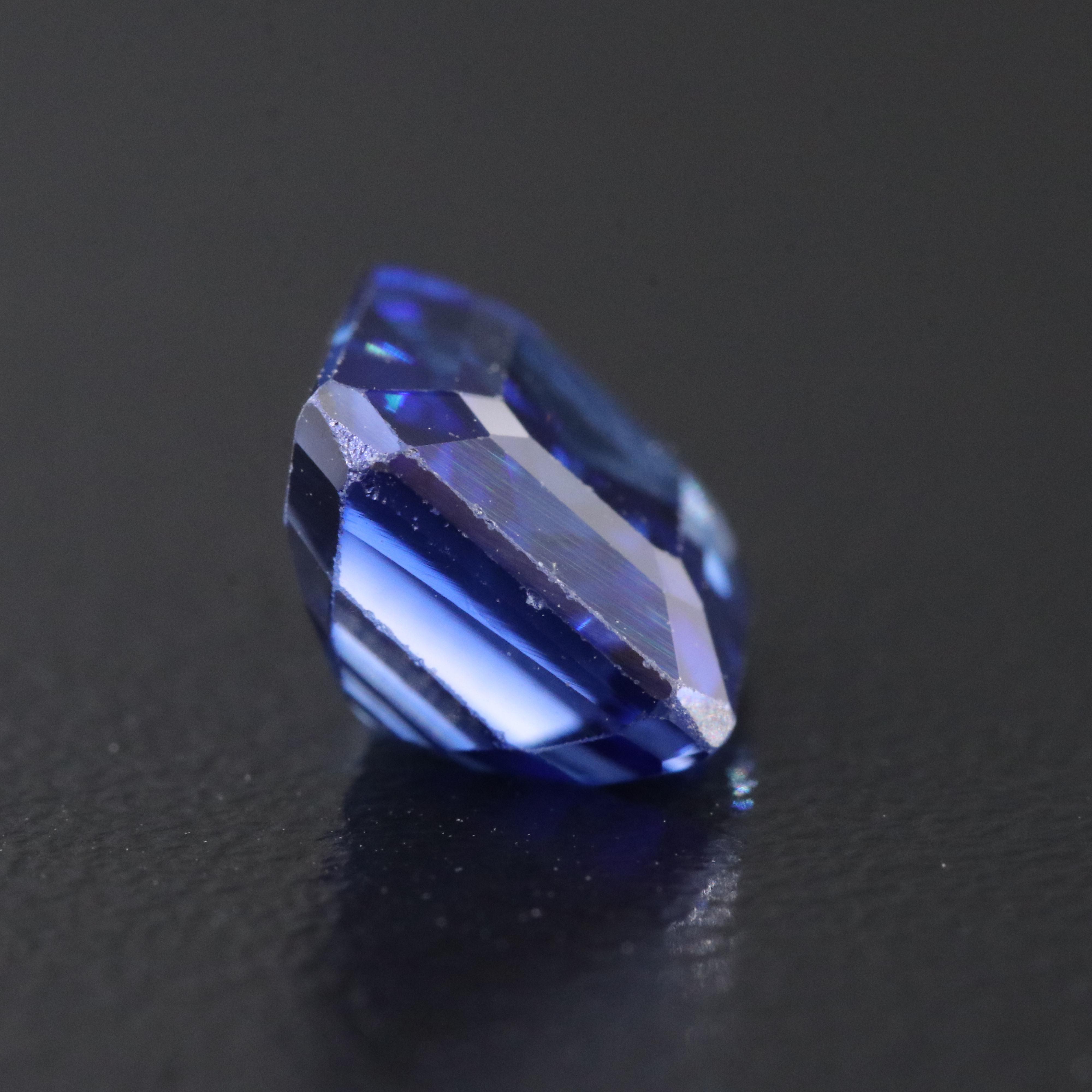Loose 4.81 CT Lab Grown Sapphire