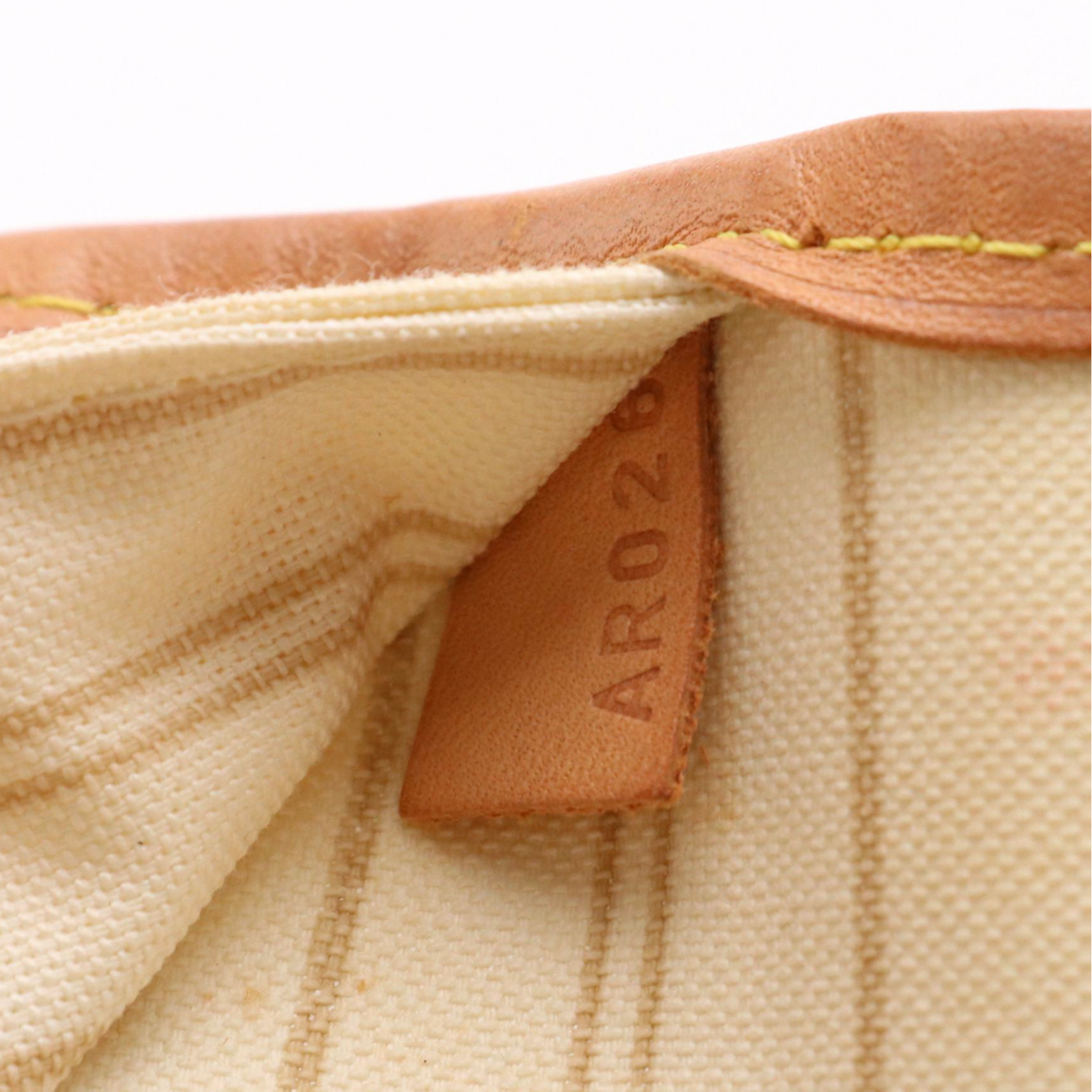 Louis Vuitton Neverfull MM Tote in Damier Azur Coated Canvas and Leather