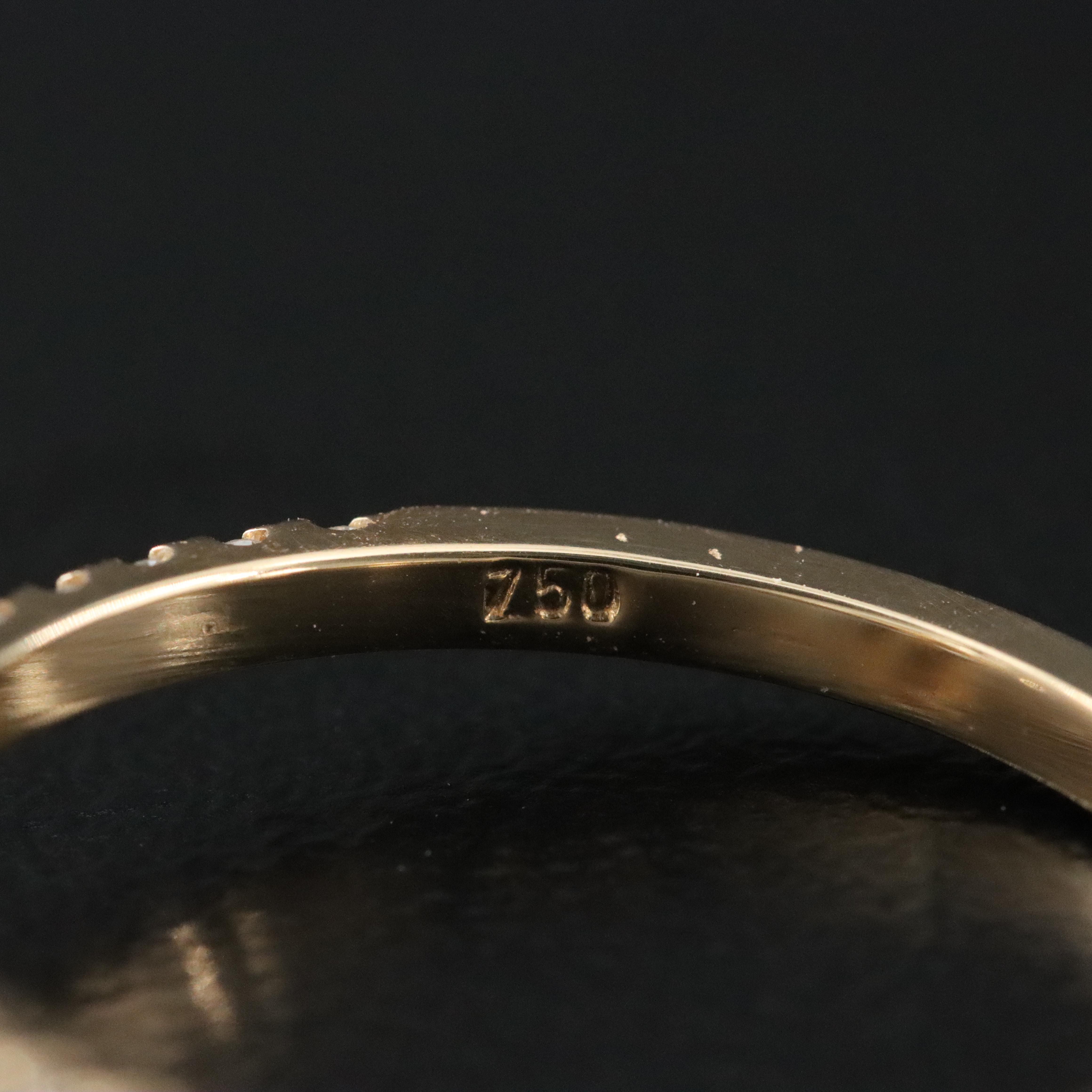 18K 1.77 CTW Lab Grown Diamond Ring with Fancy Yellow Center and IGI Report