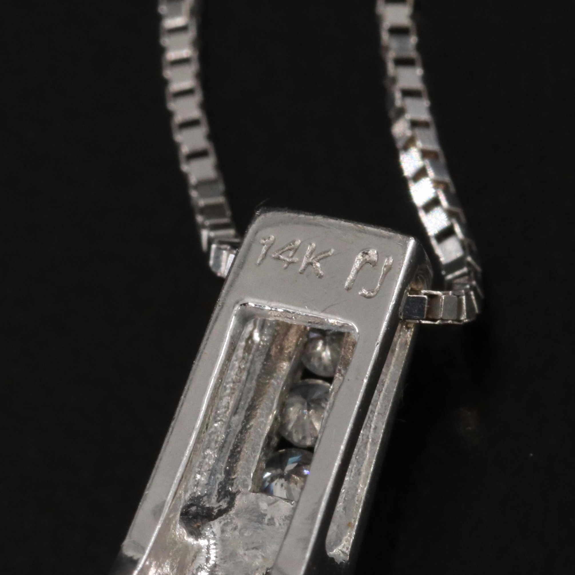 14K Amethyst and Diamond Ring and Pendant Necklace