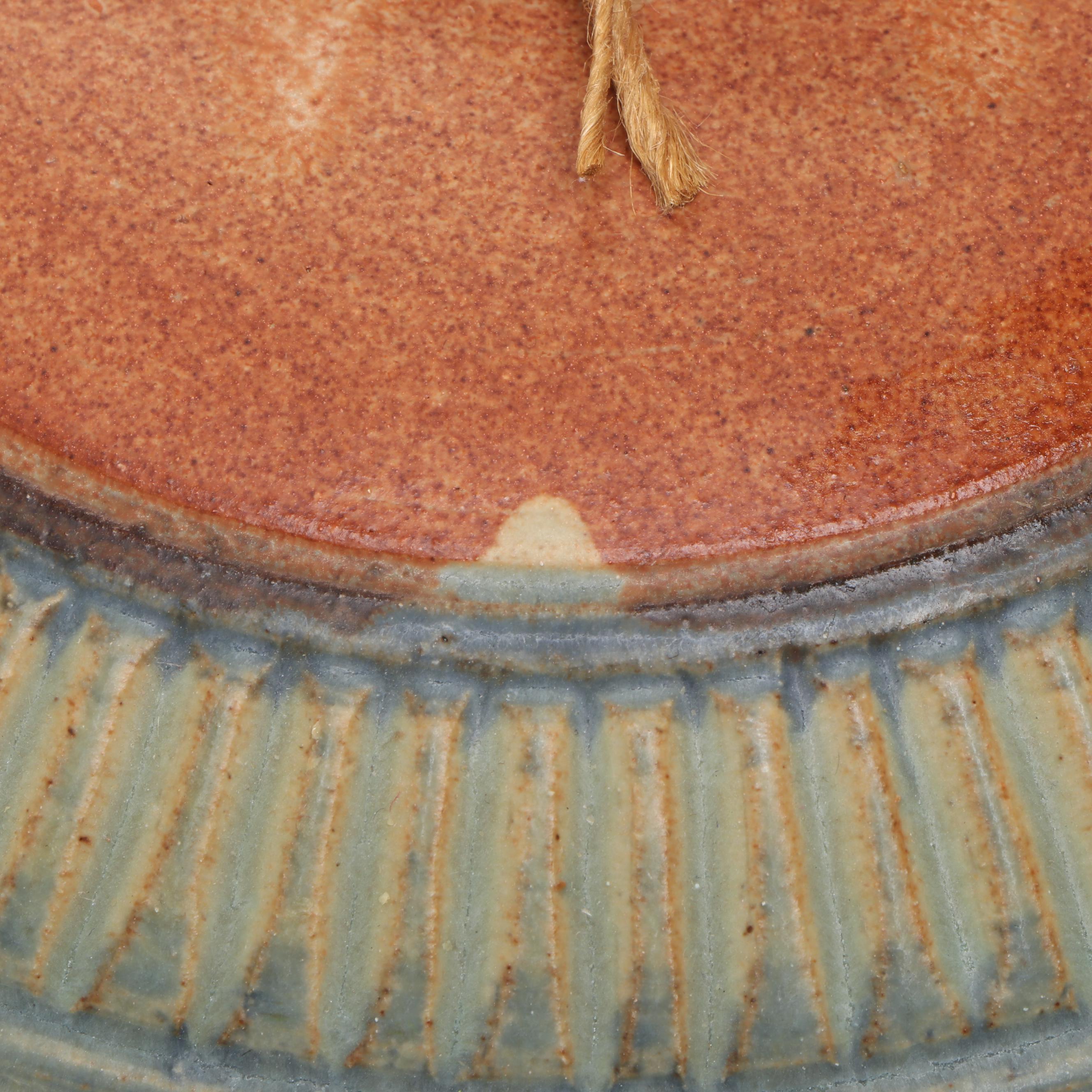 Dick Overman Stoneware Lidded Bowl, 2003