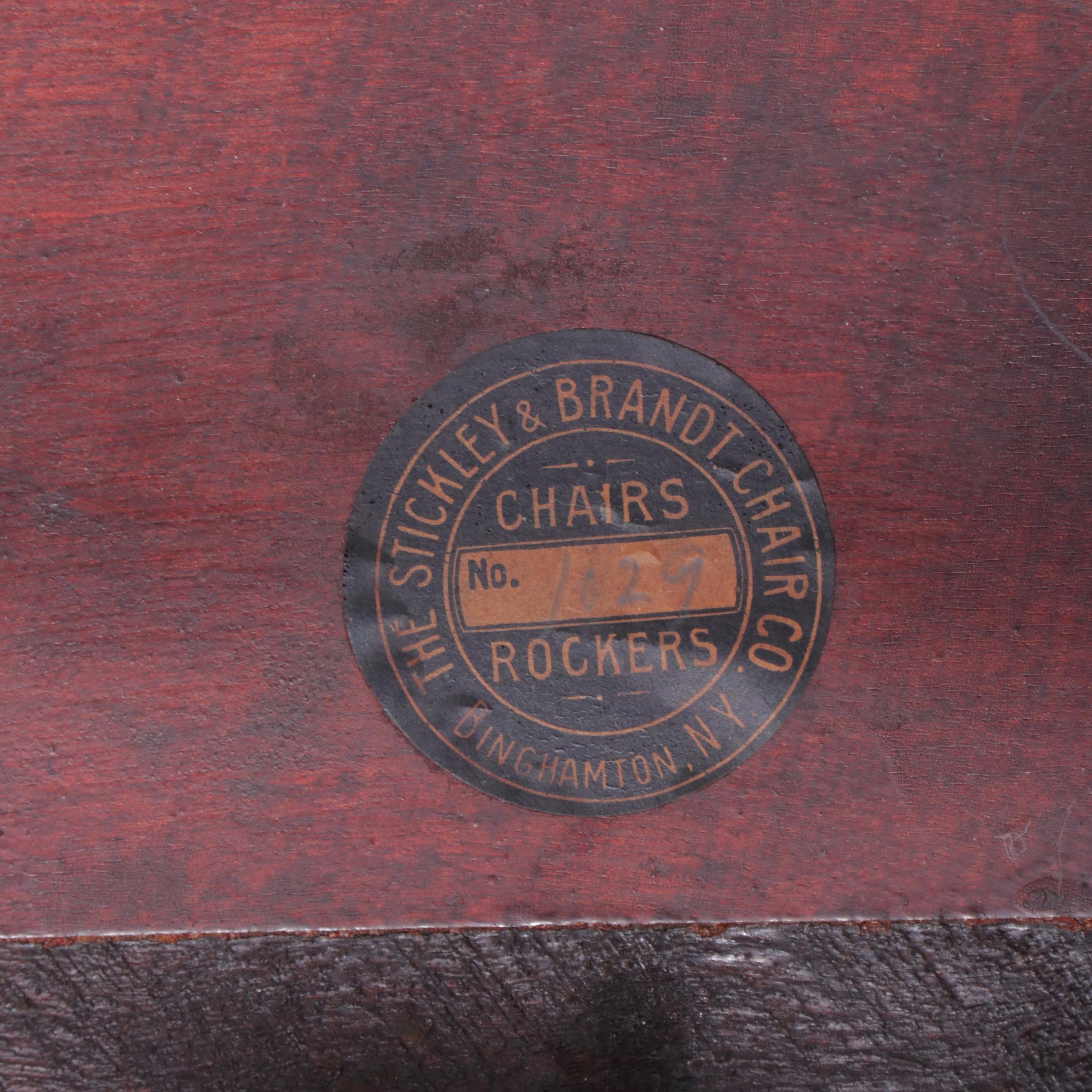 Late Victorian Mahogany Finished Rocking Chair, Late 19th/Early 20th Century