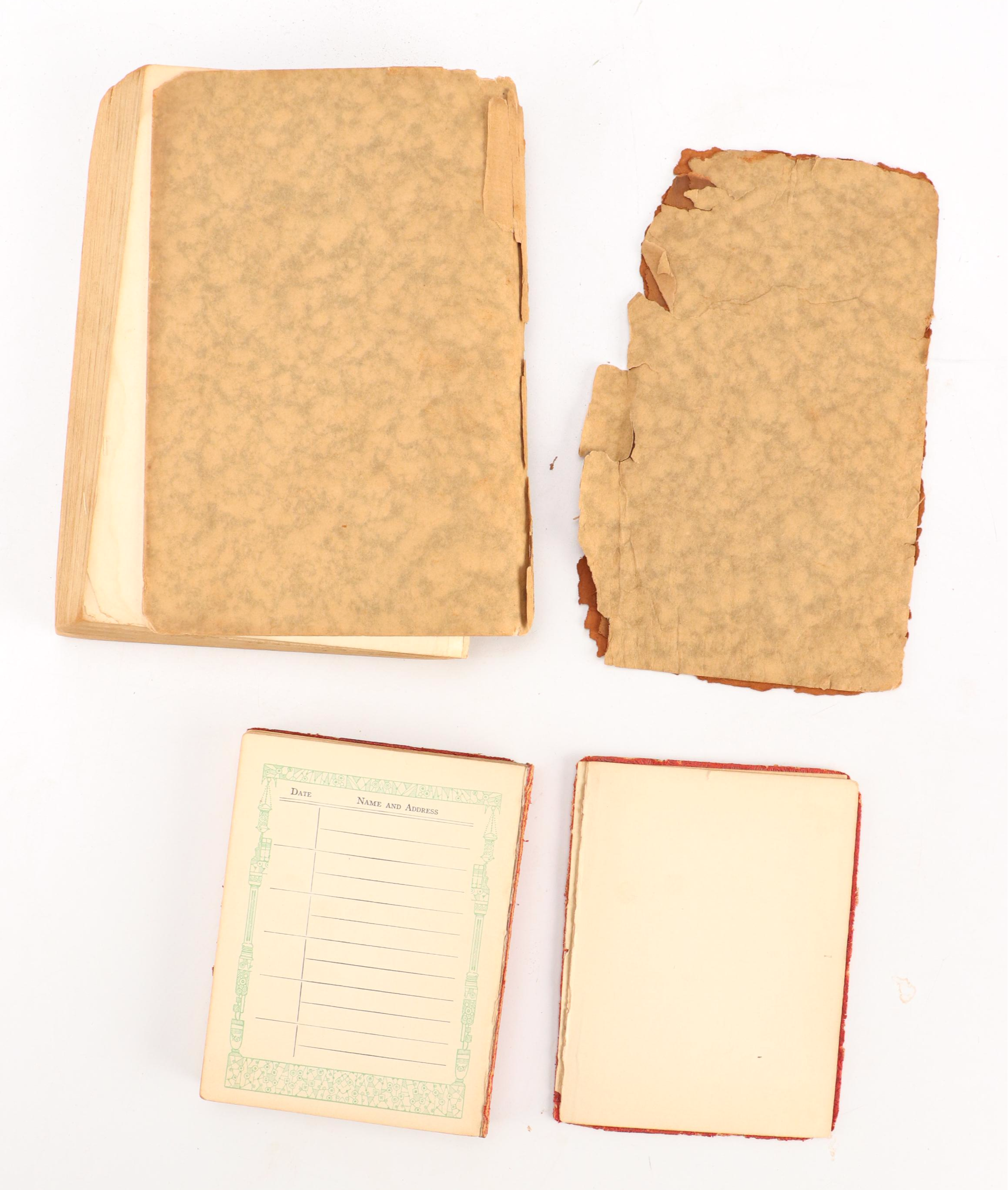 "Hypatia" by Charles Kingsley with Art Deco Birthday Ledger and Poetry Book