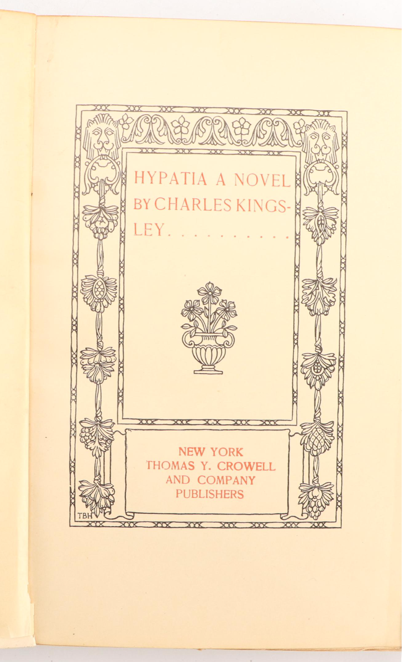 "Hypatia" by Charles Kingsley with Art Deco Birthday Ledger and Poetry Book