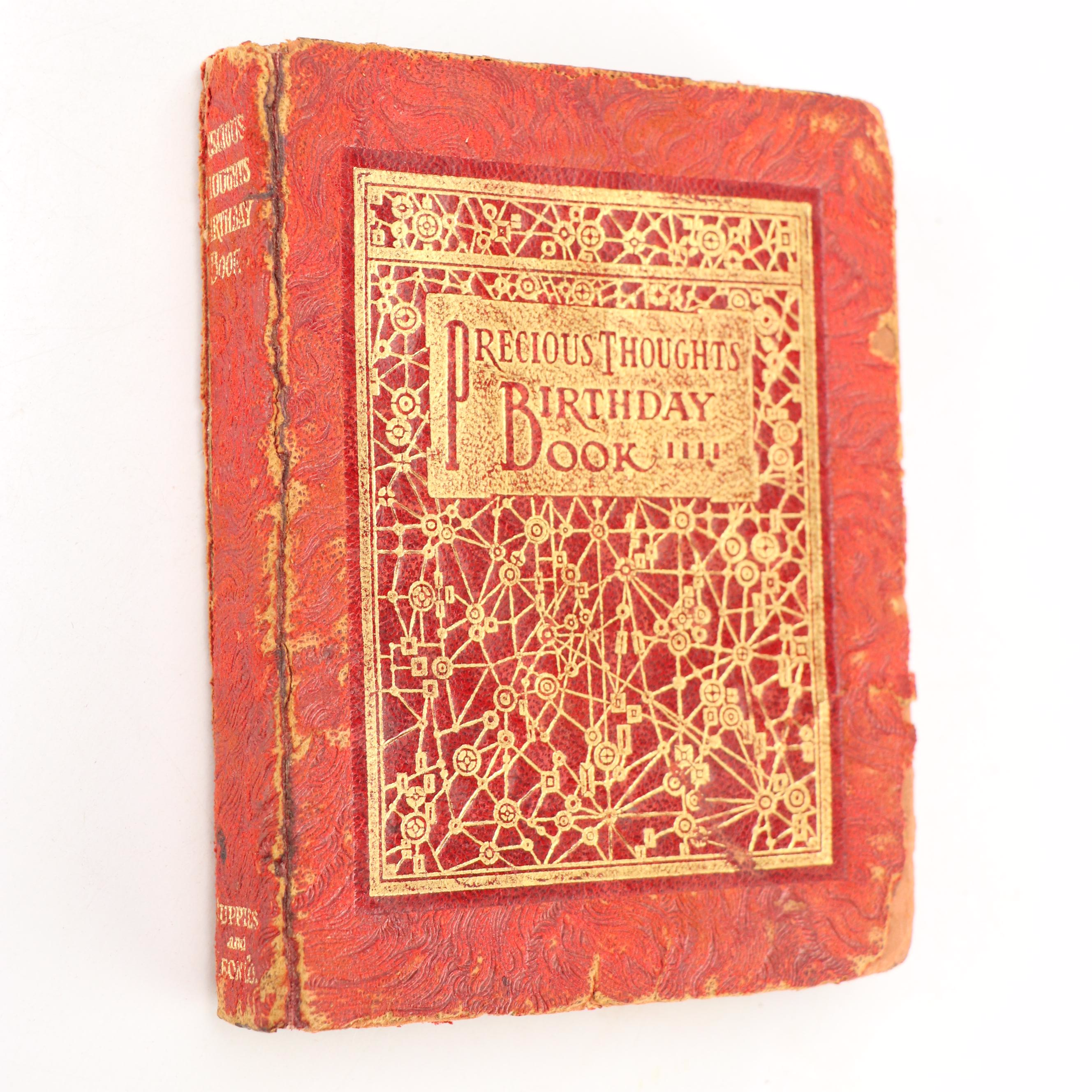 "Hypatia" by Charles Kingsley with Art Deco Birthday Ledger and Poetry Book