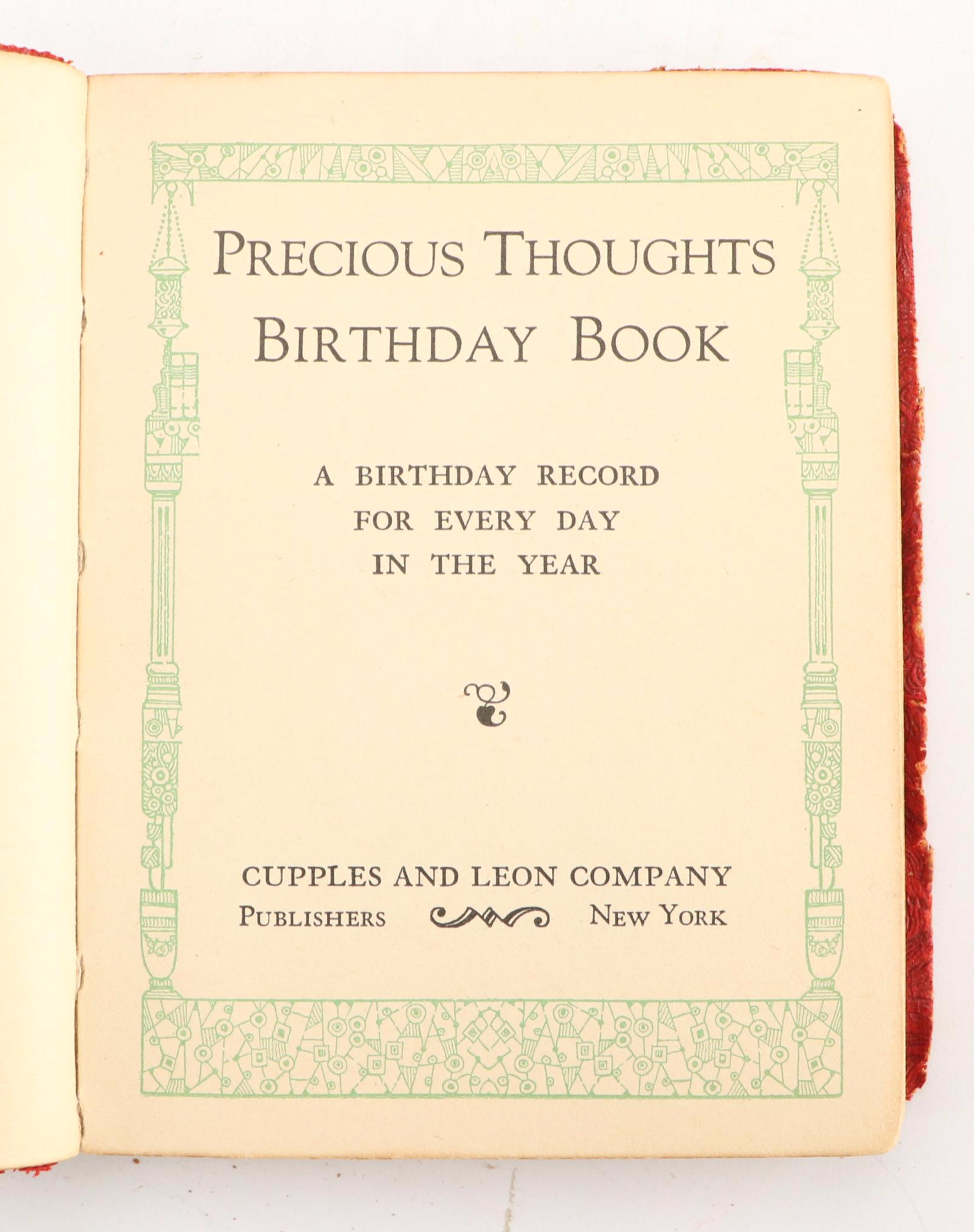 "Hypatia" by Charles Kingsley with Art Deco Birthday Ledger and Poetry Book