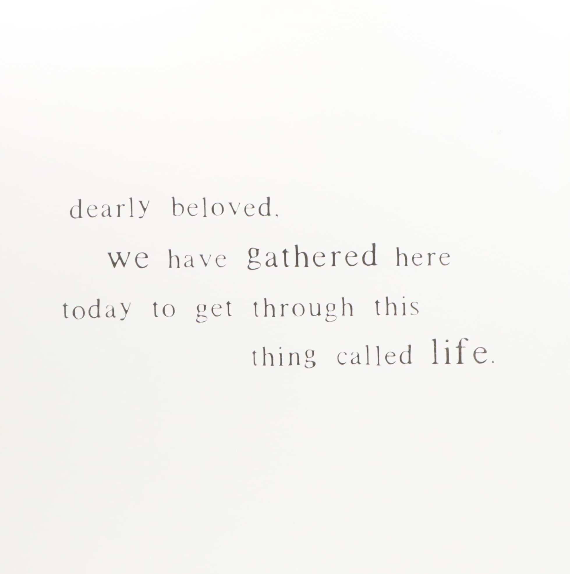 Wall Art with Lyrics from Prince "Let's Go Crazy," 21st Century