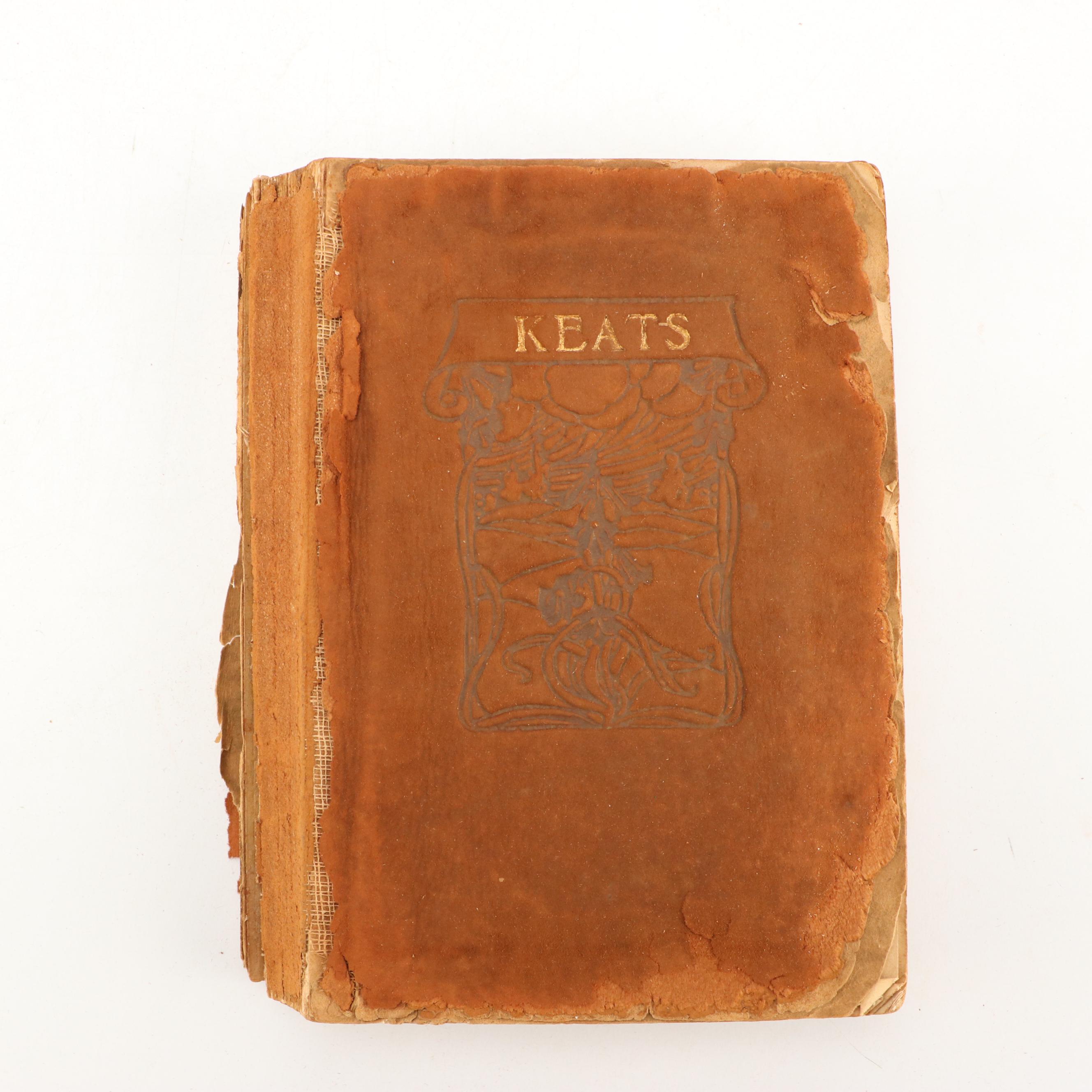 "Hypatia" by Charles Kingsley with Art Deco Birthday Ledger and Poetry Book