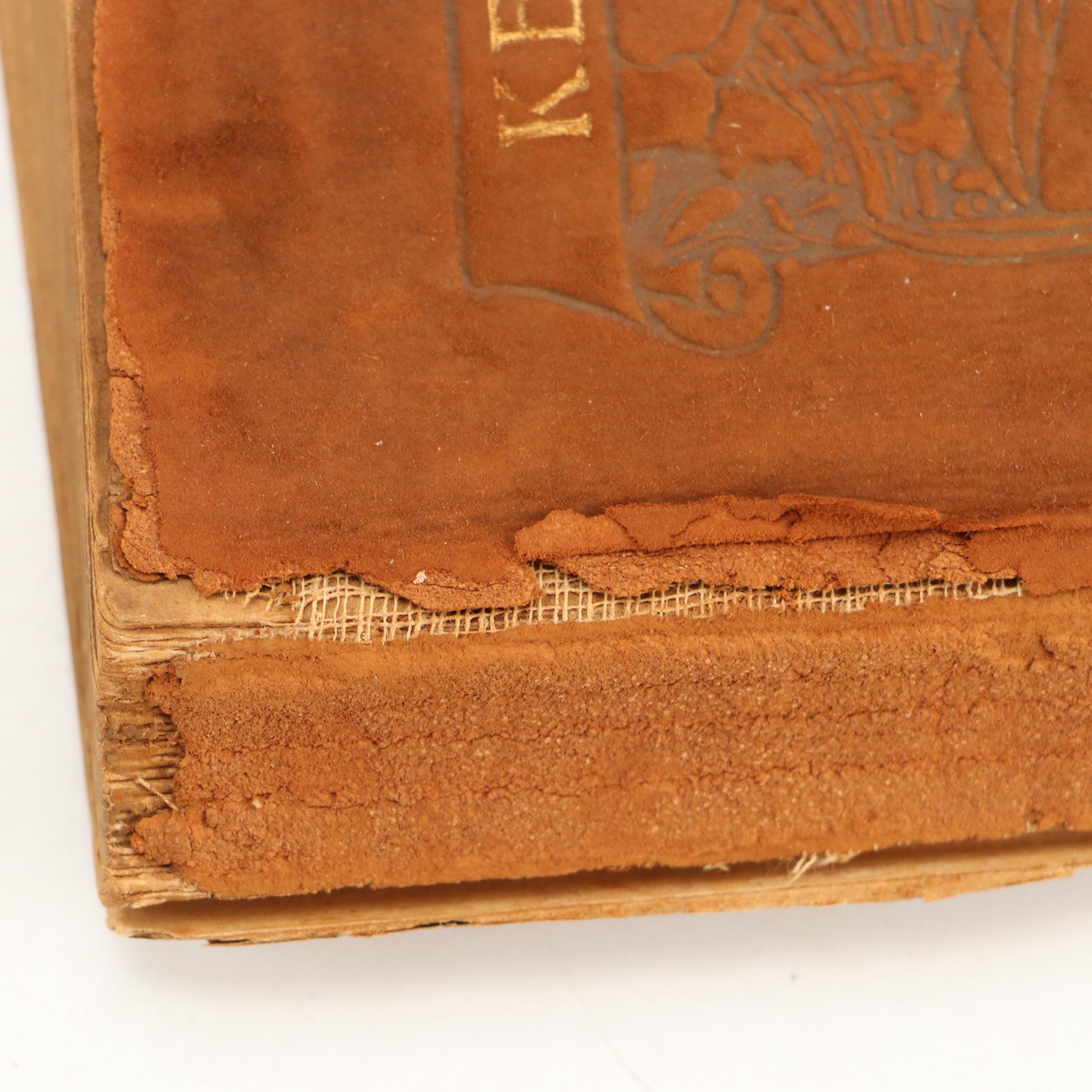 "Hypatia" by Charles Kingsley with Art Deco Birthday Ledger and Poetry Book